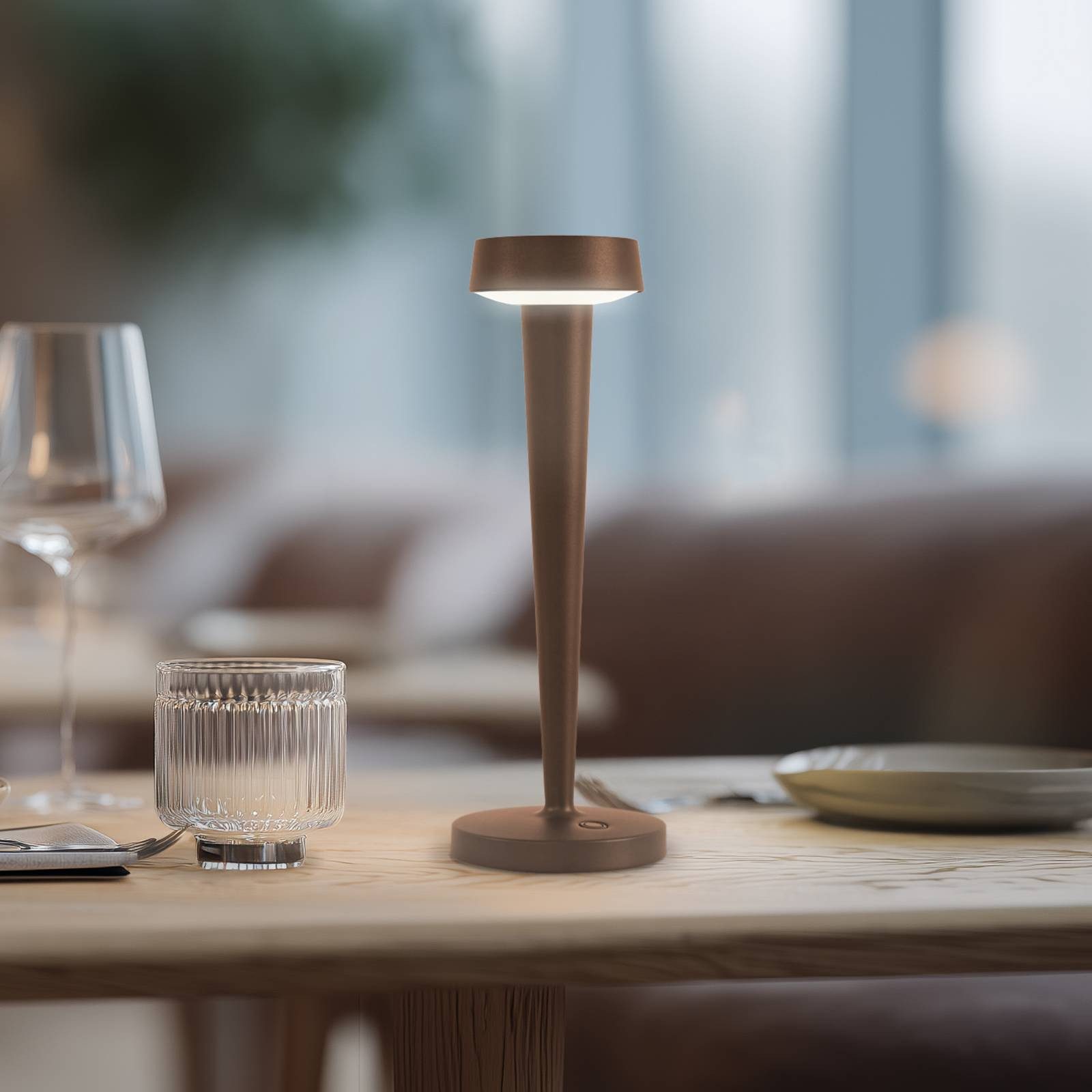 Lucande Tischleuchte Lea, Enthalten, LED 2 W gesamt, warmweiß