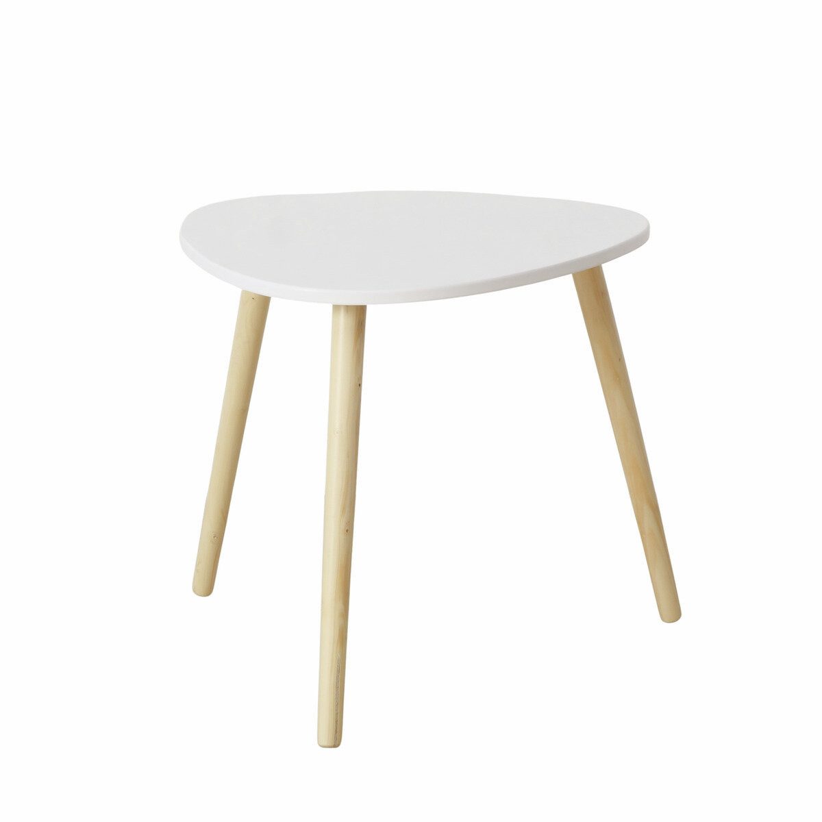 BOLTZE GRUPPE GmbH Beistelltisch Holztisch mit 3 Beinen VISBY, 45 x 48 cm (funktional)