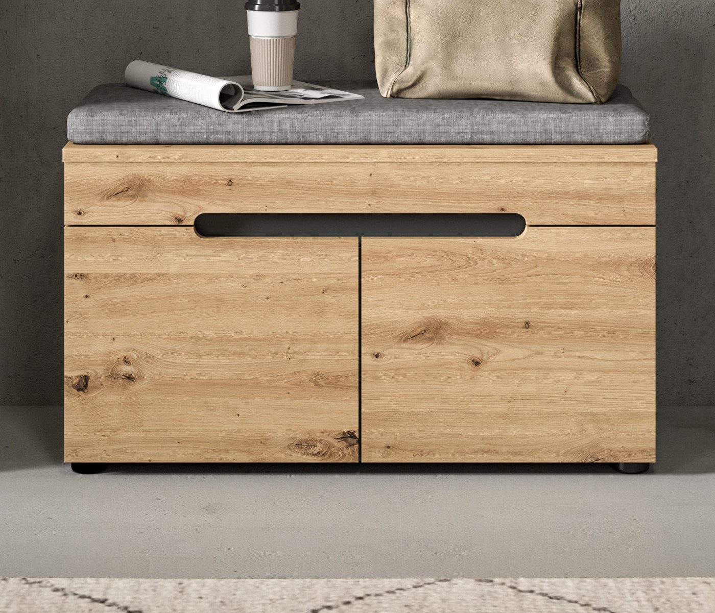 Inn.Furn Schuhbank Cooper (Garderobenbank in Artisan günstig online kaufen