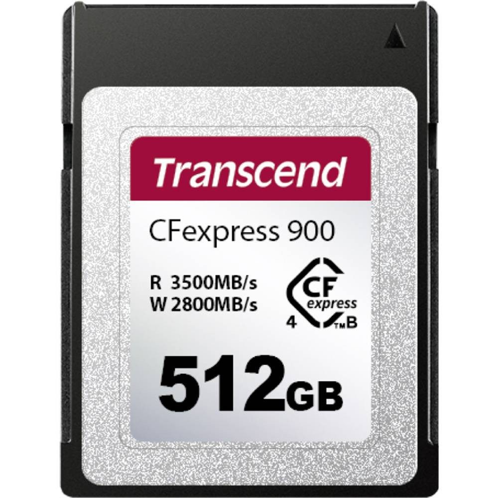 Transcend CFexpress®-Karte 512 GB TS512GCFE900 Speicherkarte (NVMe-Unterstützung)