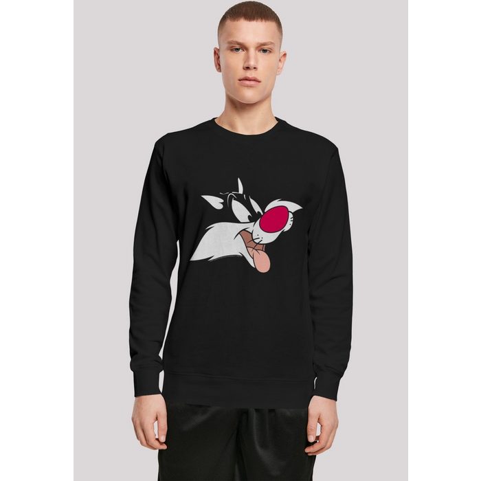 F4NT4STIC Sweatshirt Sweatshirt 'Looney Tunes Sylvester' Herren Premium Merch Longsleeve Pullover Bedruckt
