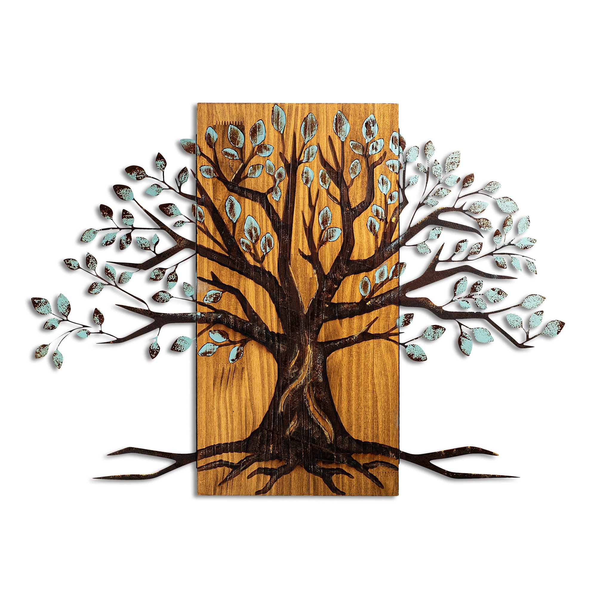 Wallity Wanddekoobjekt 100% WOODEN (Thickness: 3 cm) / METAL (Thickness: 1, günstig online kaufen