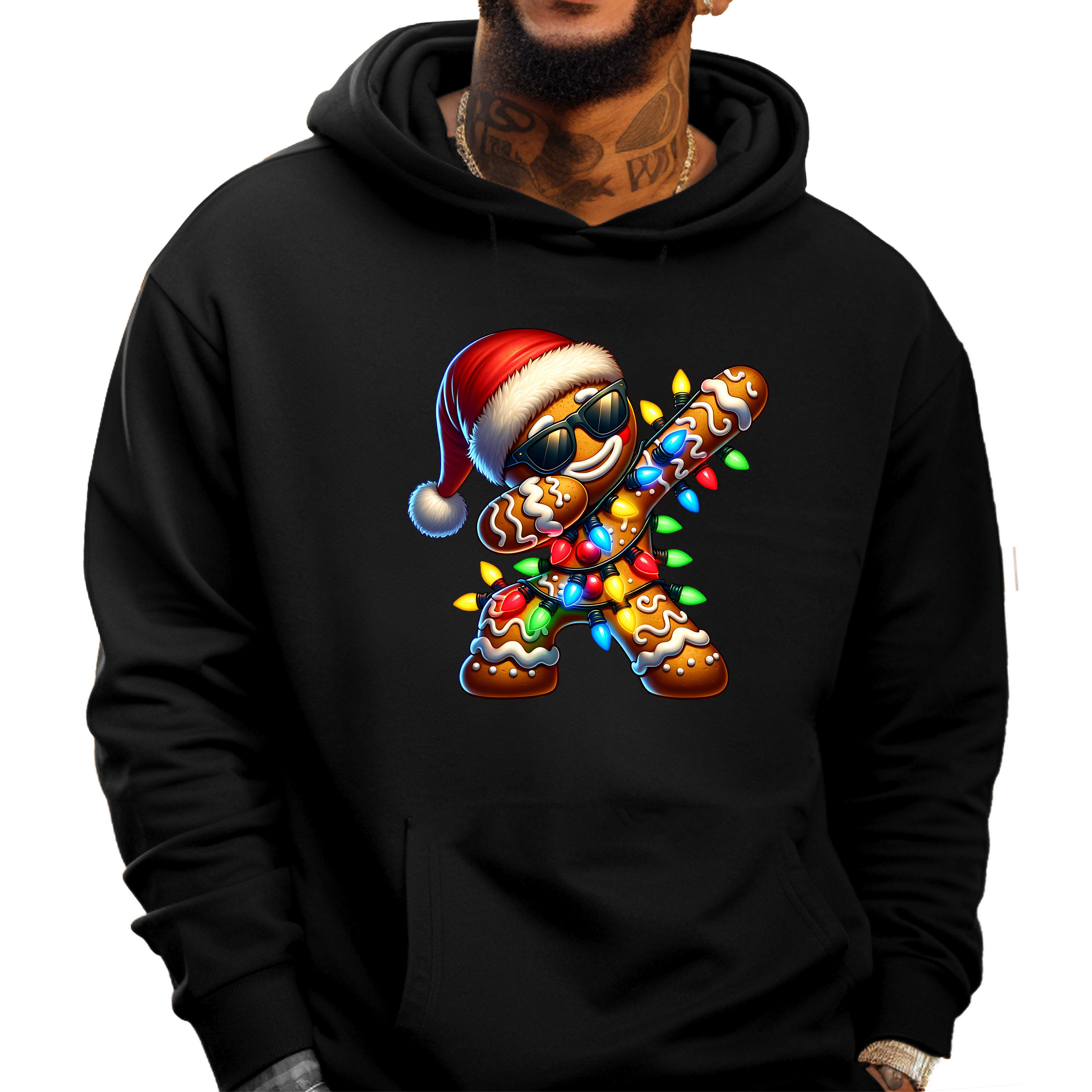 Hoodie Herren Weckmann Weihnachten Unifarbe