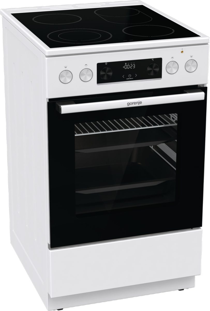 GORENJE Elektro-Standherd GECS5C, mit 2-fach-Teleskopauszug, Aqua Clean