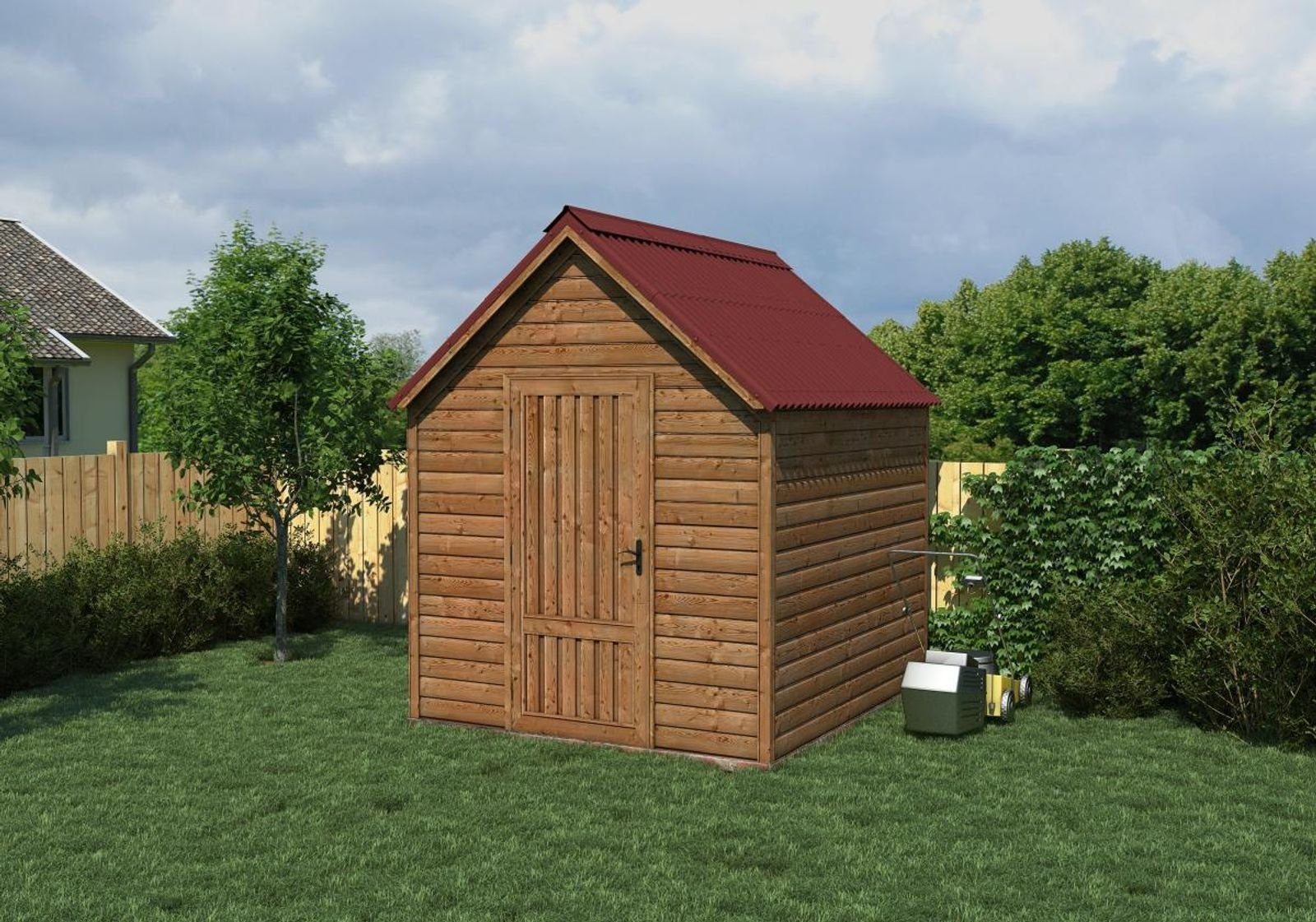 Onduline Dachpappe 2er Pack Dachplatte Easyline® Wellplatte Gartenhaus, Farbe: rot, wellig, 1.52 m² pro Paket, (2-St), Größe: 1000 x 760 x 2,6 mm, Profil: 95/38