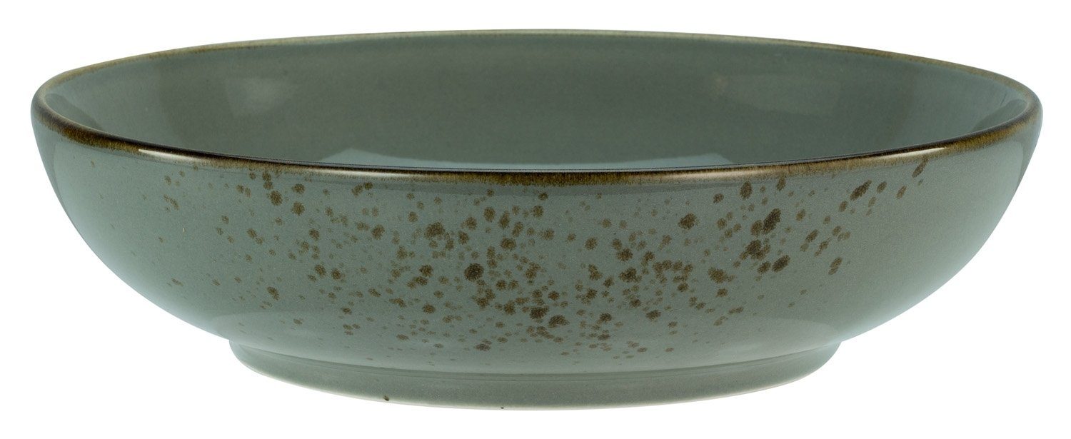 CreaTable Schale Poke Bowl NATURE COLLECTION, Grau, Ø 23 cm, Steinzeug | Schüsseln