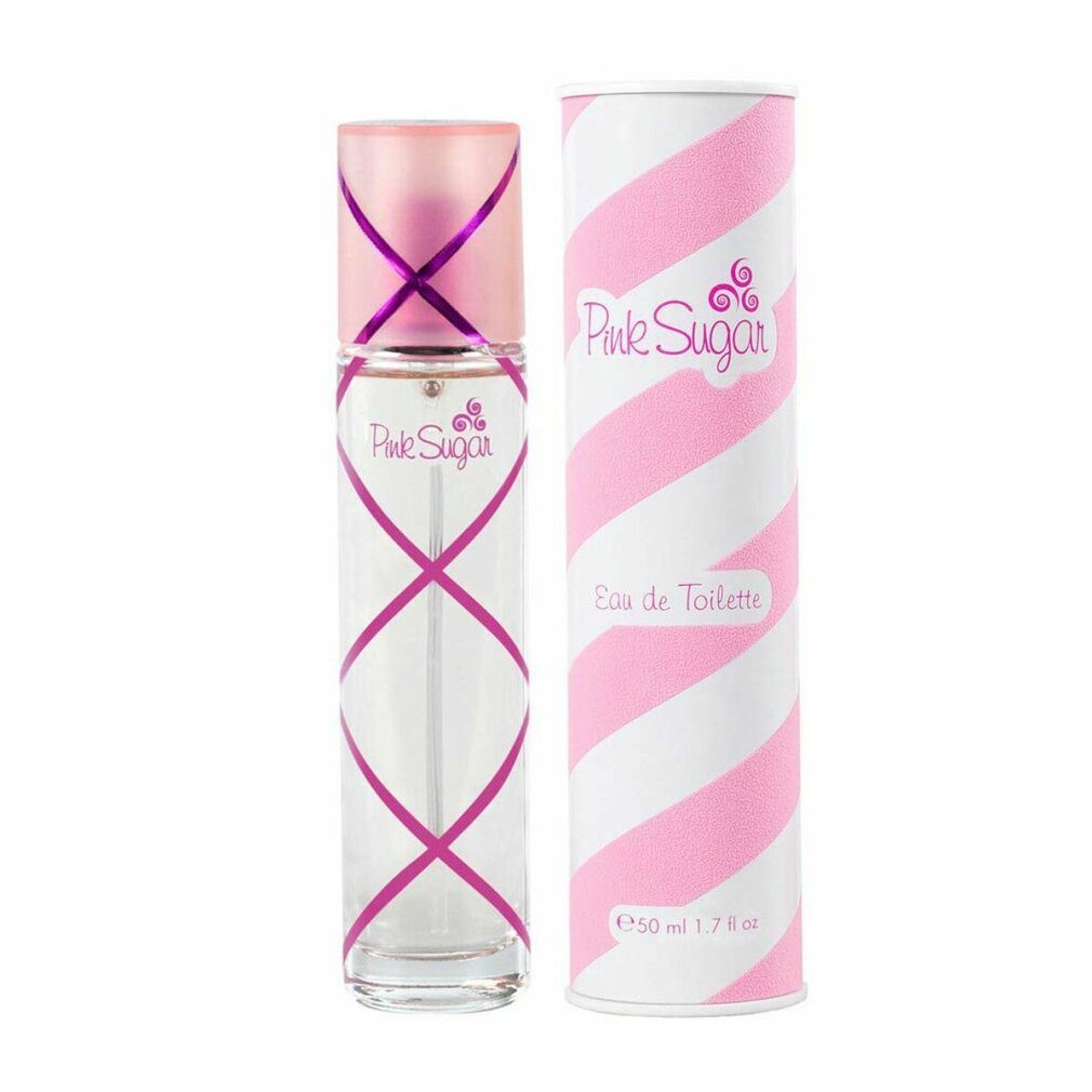 Aquolina Eau de Toilette Pink Sugar, Glasflakon, Parfüm EDT, Damenduft