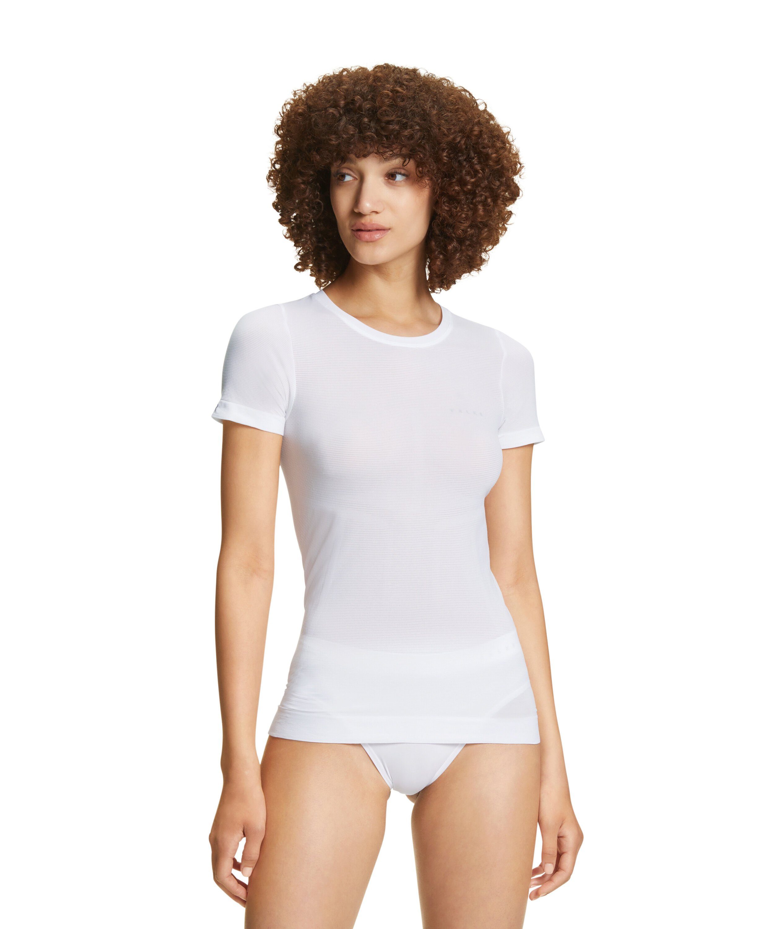 FALKE Funktionsshirt (1-tlg) warme für (2860) white kühlend Temperaturen