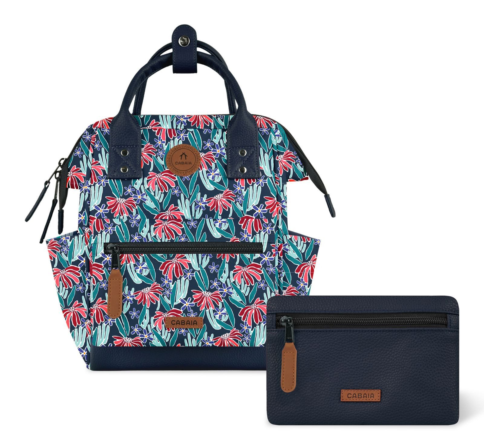 CABAIA Rucksack All Over Backpack (Set, 3-tlg)