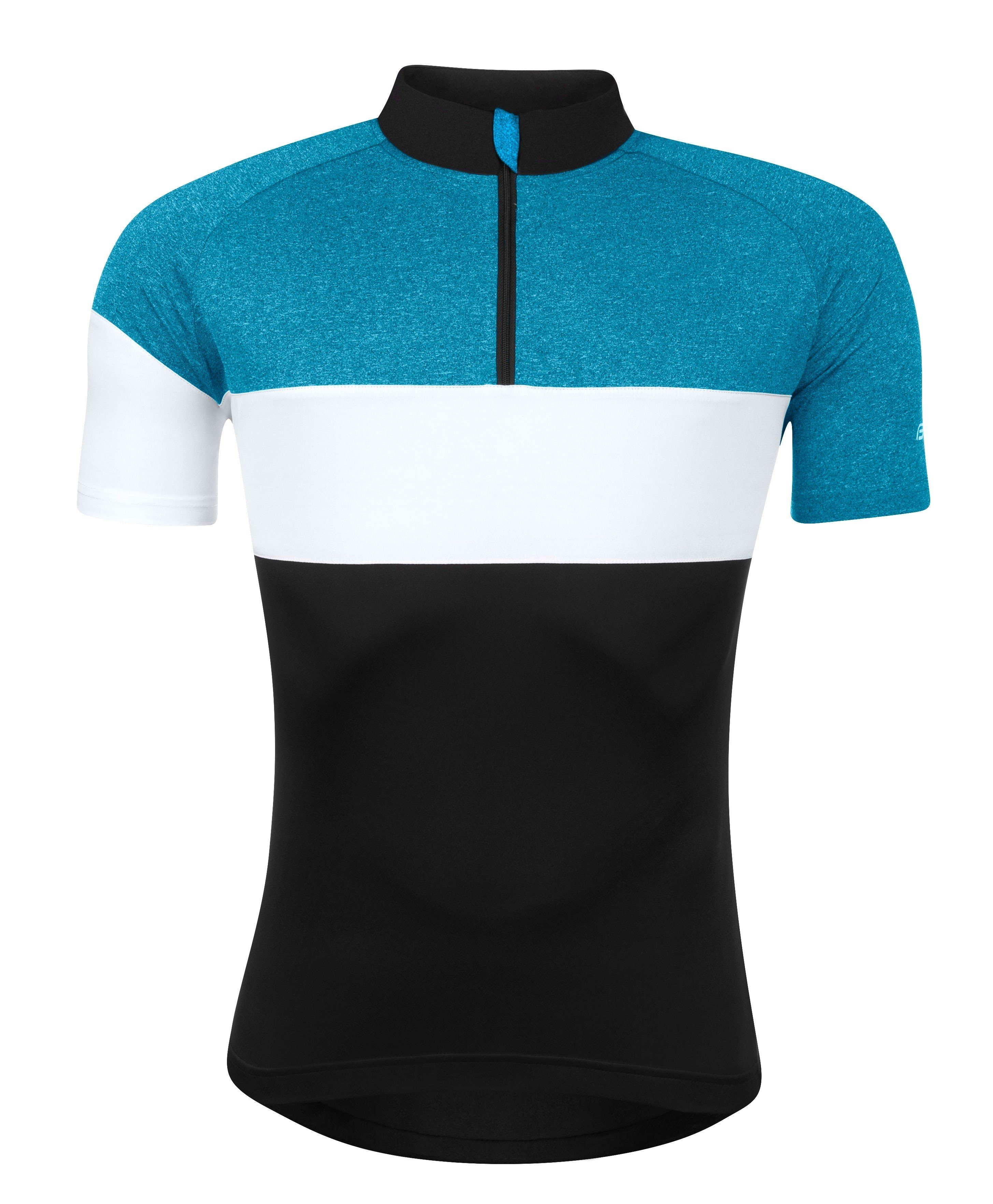 Radtrikot Jersey Triokot shirt FORCE VIEW blau weiss schwarz %%% *