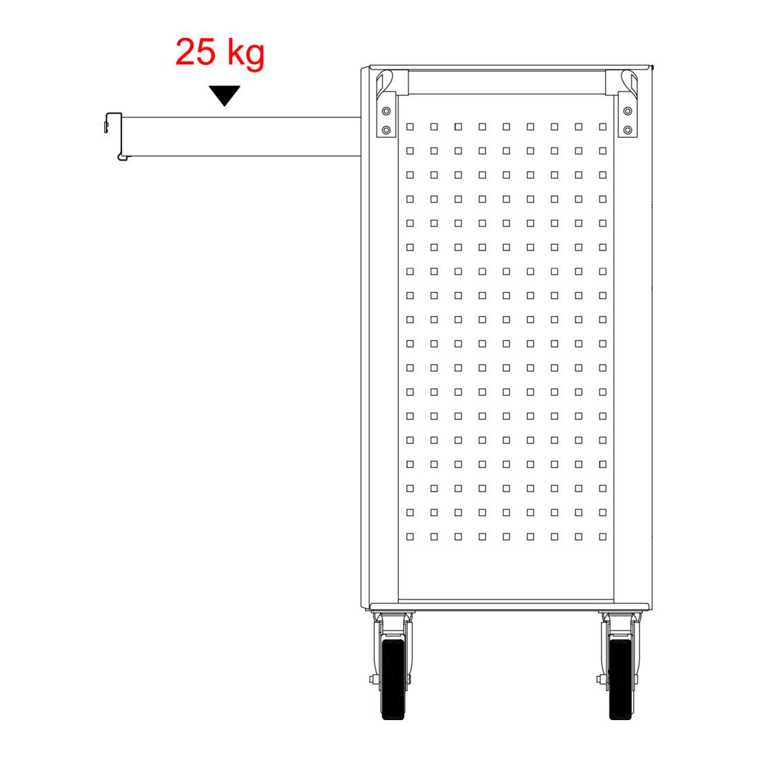 KS Tools Werkstattwagen KS Tools Werkstattwagen ECOline mit 7 Schubladen und 515 Premium-Werkz