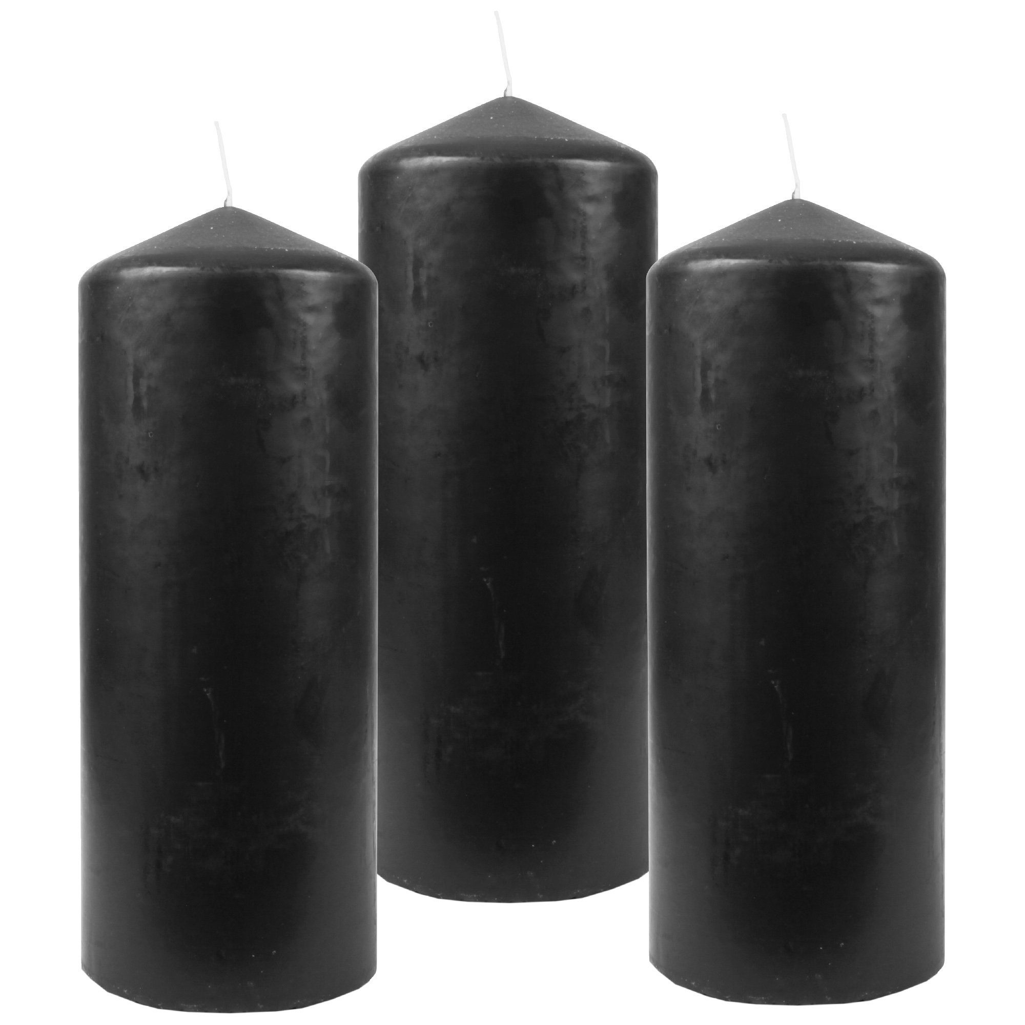 HS Candle Stumpenkerze Blockkerze (3-tlg), Wachskerzen günstig online kaufen