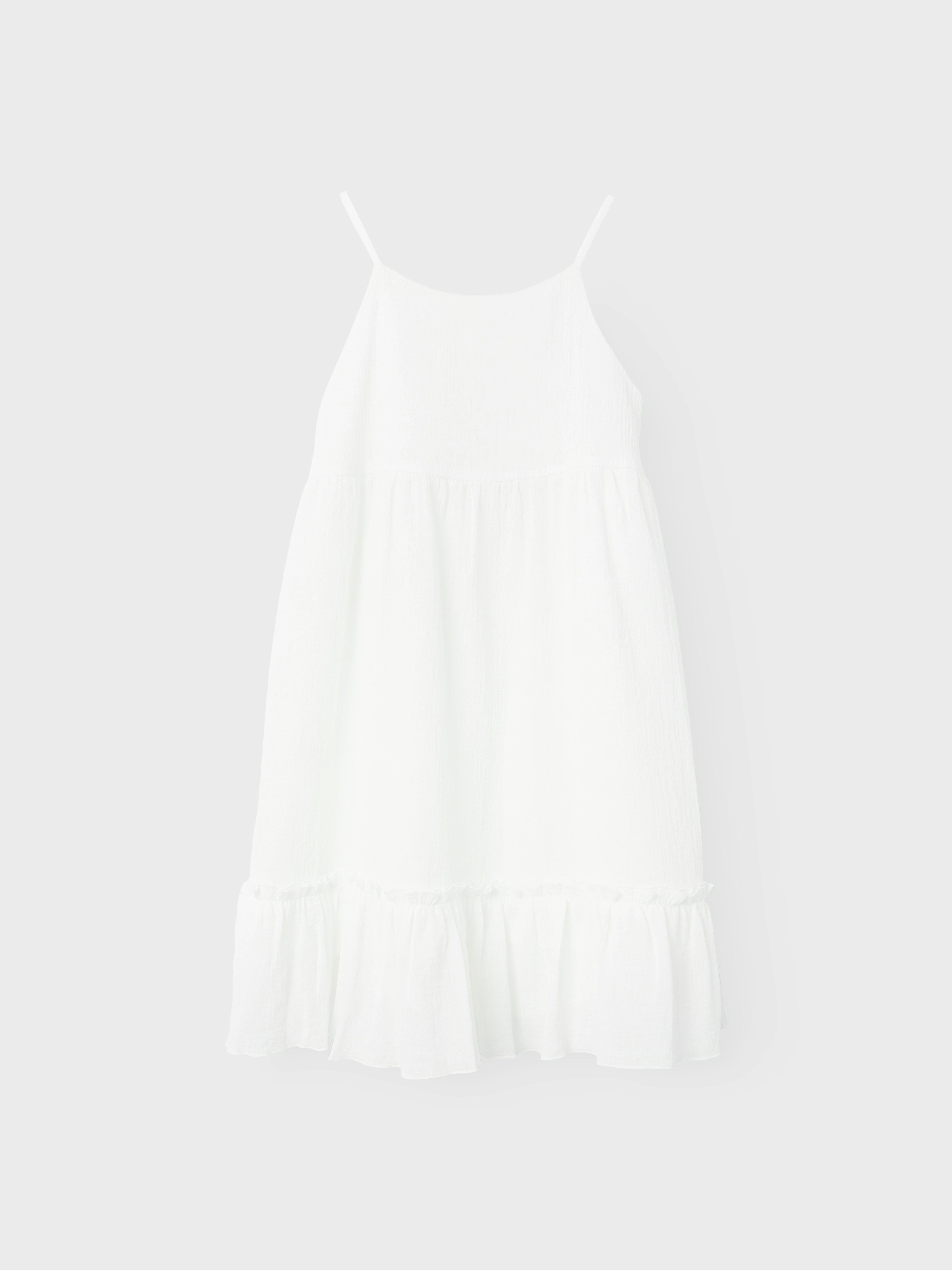 Name It Minikleid NKFFIMIA SL DRESS NOOS Baumwolle Musselin, regular fit