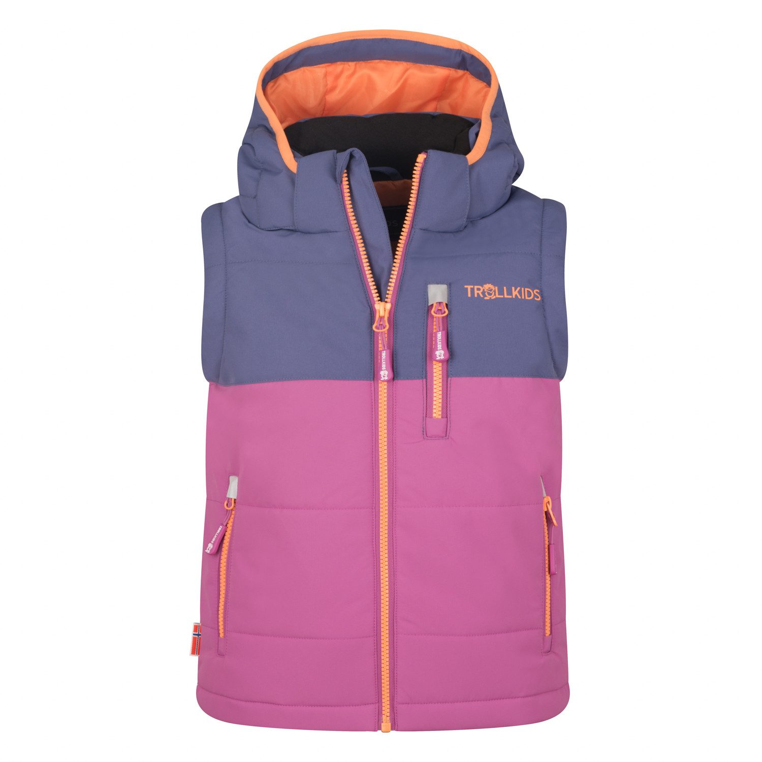 Malve rosa/Violettblau/Papaya