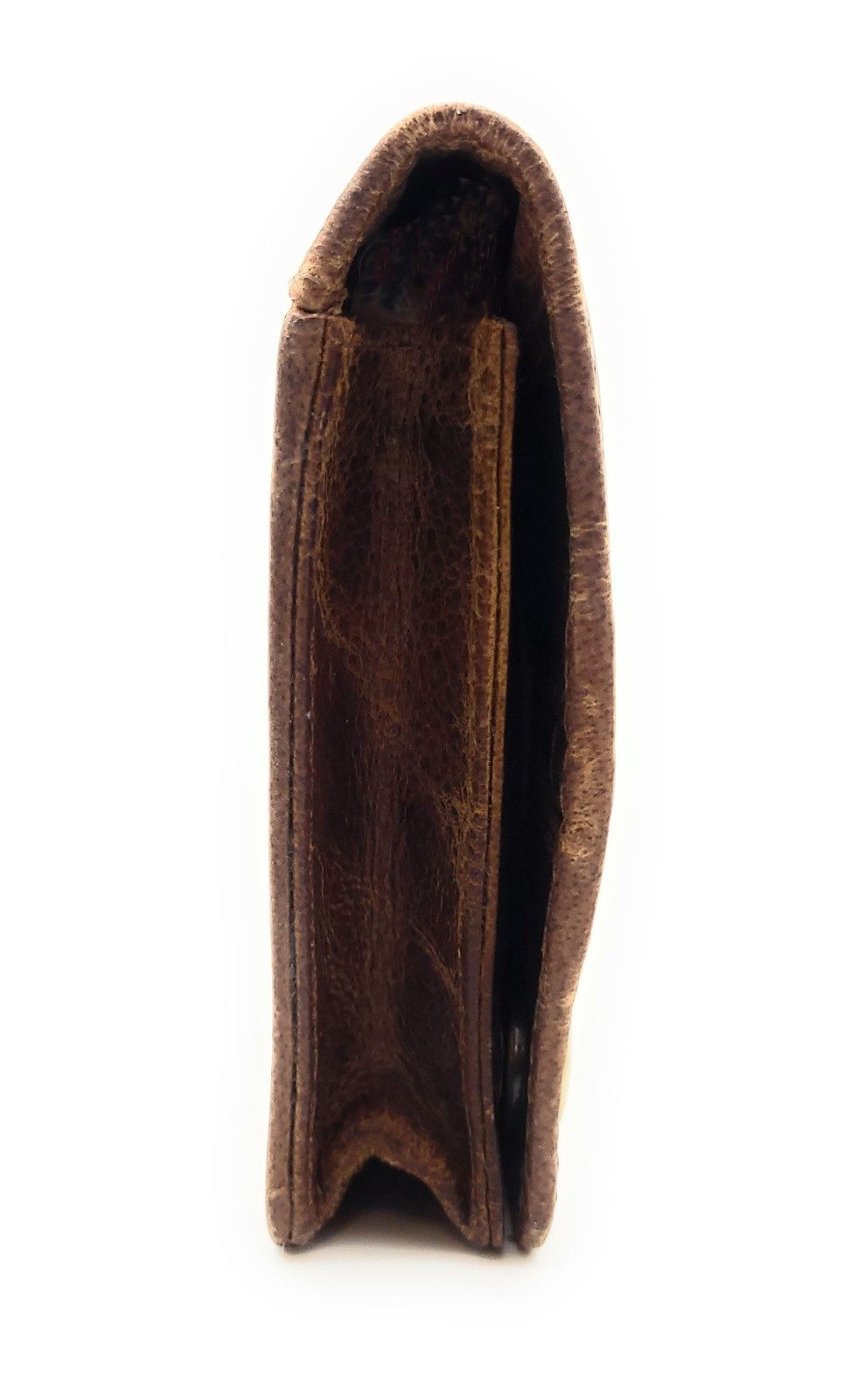 Lemasi Tabakbeutel echt Leder Tabaktasche Drehertasche Tabaketui, Komfortgröße, Blättchenfach, Filterfach, Tabakfach, Reißverschlussfächer