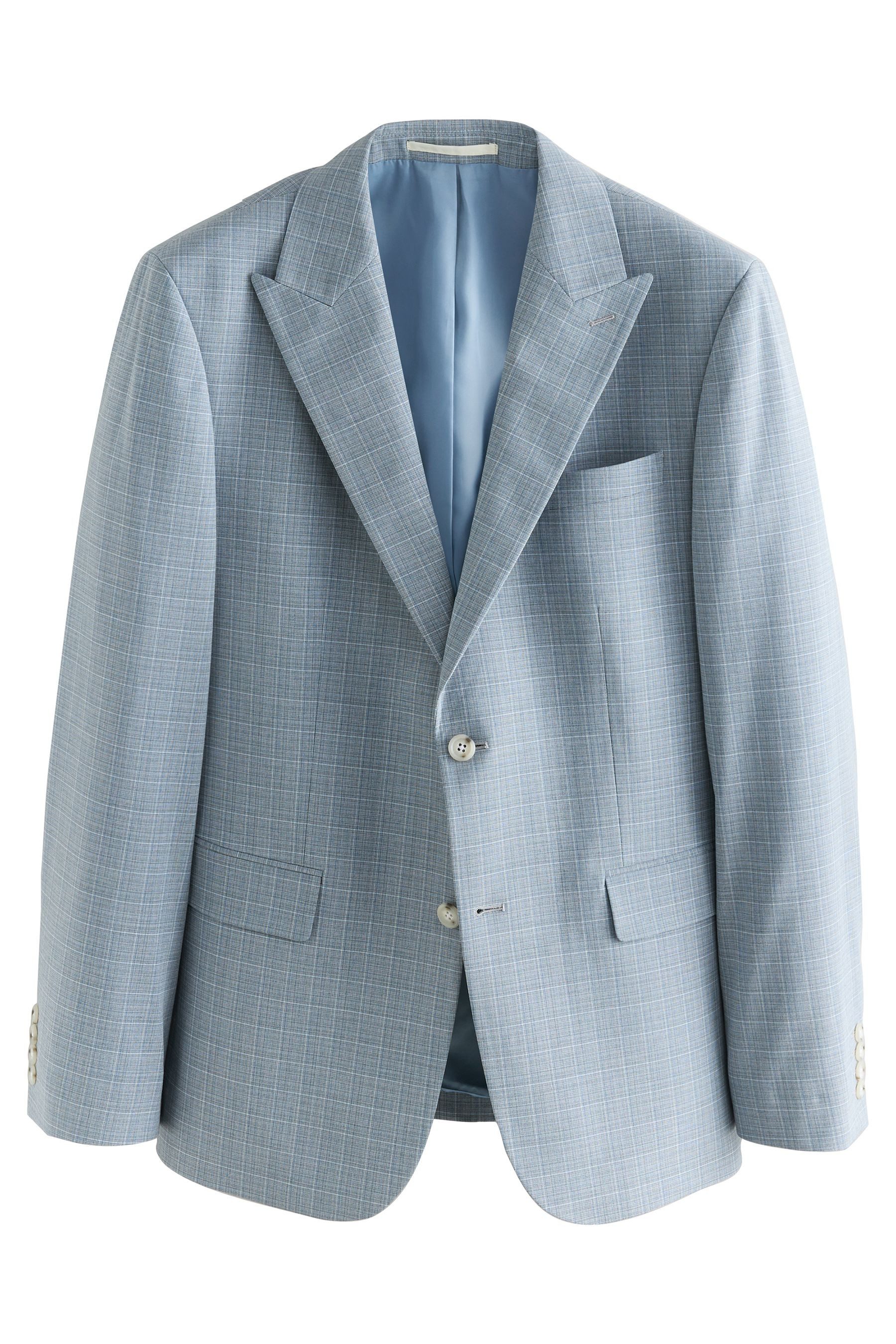Sakko Slim Fit Anzugsakko mit Karomuster
