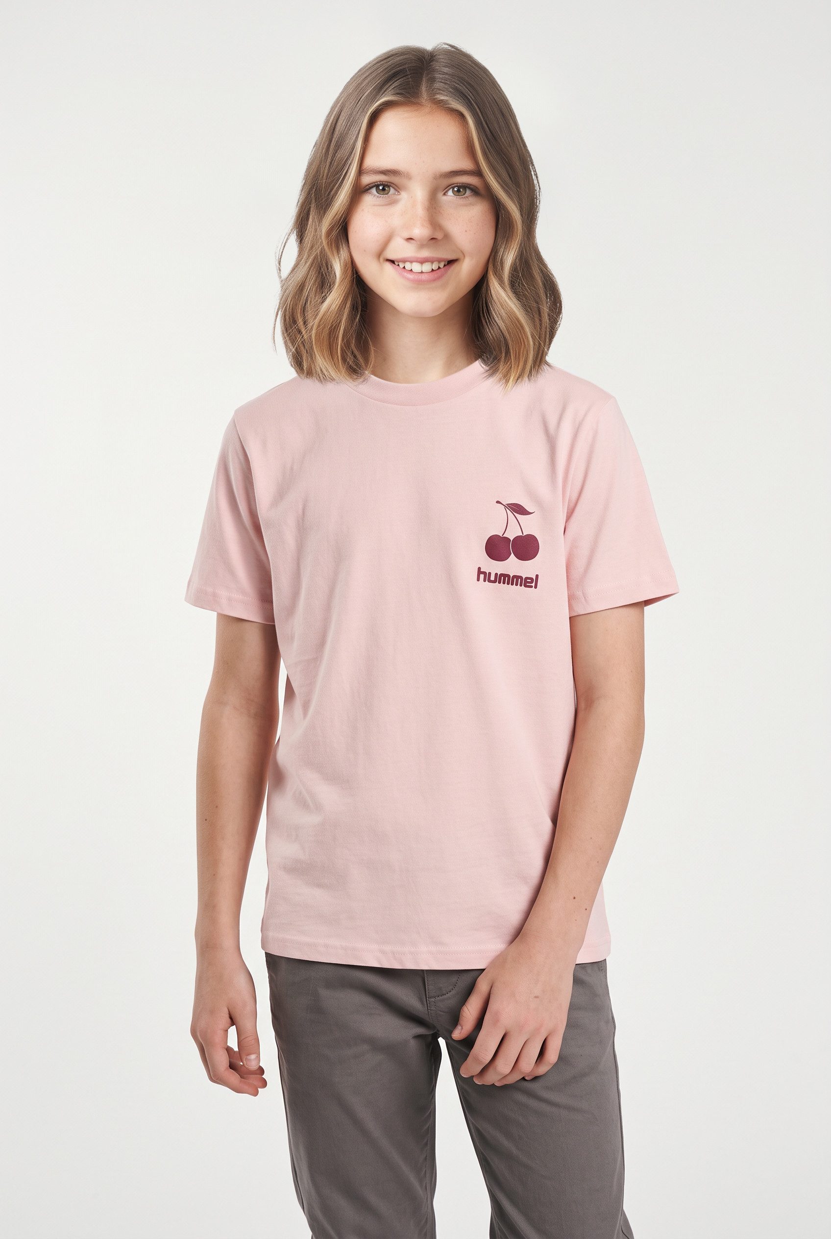 hummel T-Shirt HMLJR REG GRAPHIC T-SHIRT S/S normale Passform, für Kinder und Jugendliche, aus Baumwolle