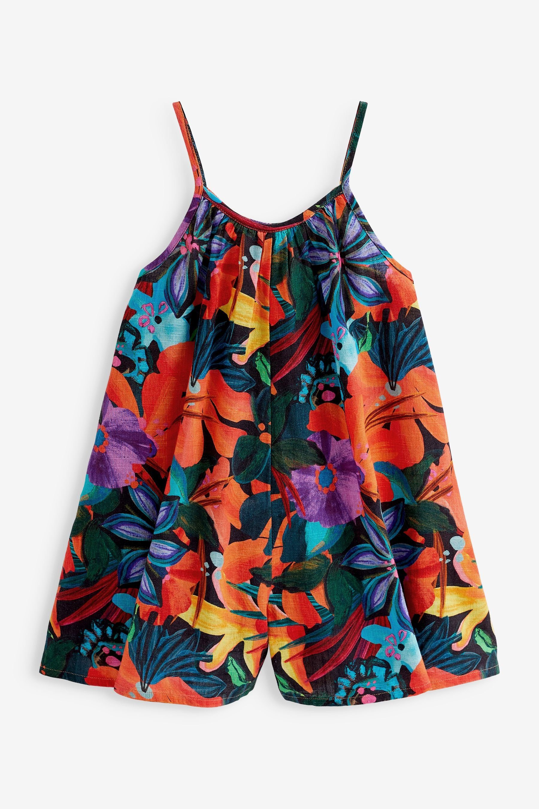 Next Playsuit Overall (1-tlg) Tropical Print