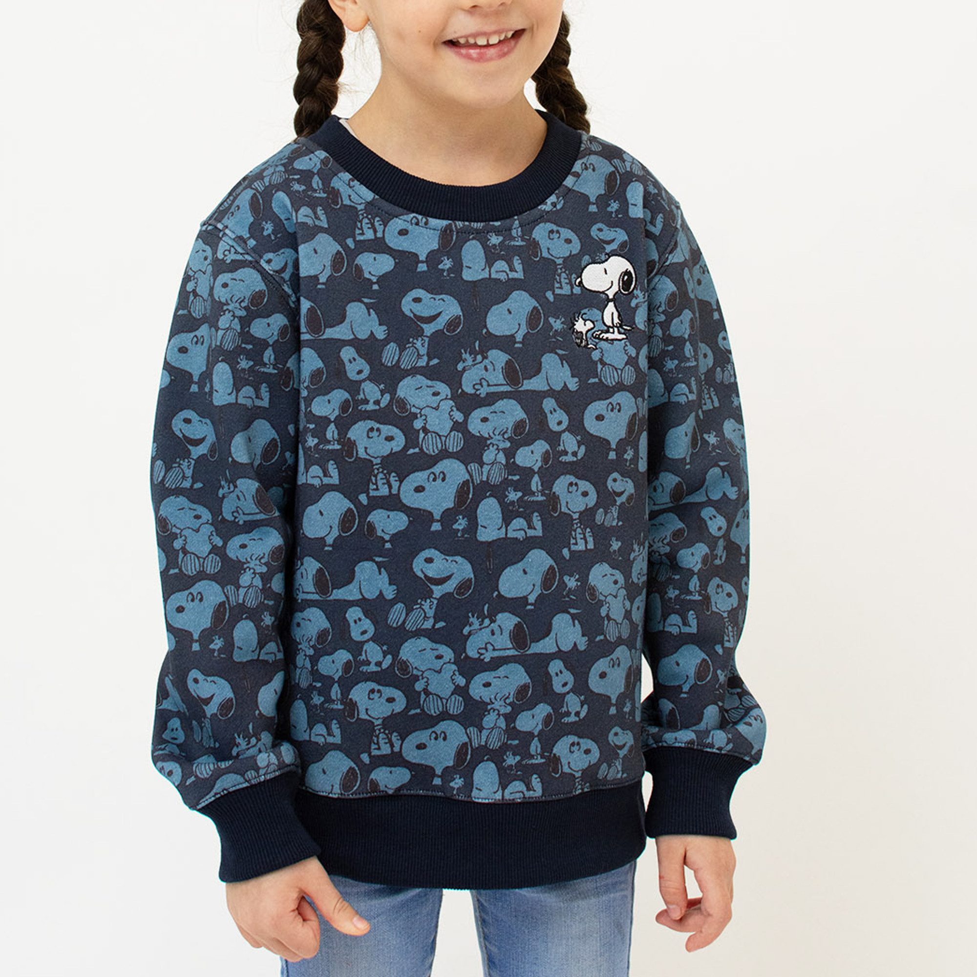Bavarian Caps Sweater Bavarian Caps Sweater "Peanuts" - dunkelblau (Kinder) (Pullover, Sweater)