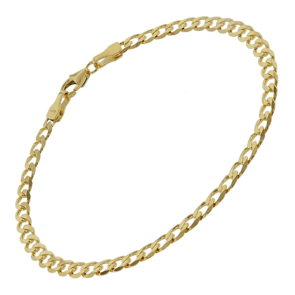 trendor Goldarmband 75654, für Damen Panzer Gold 333 (8 Karat) 3,9 mm breit