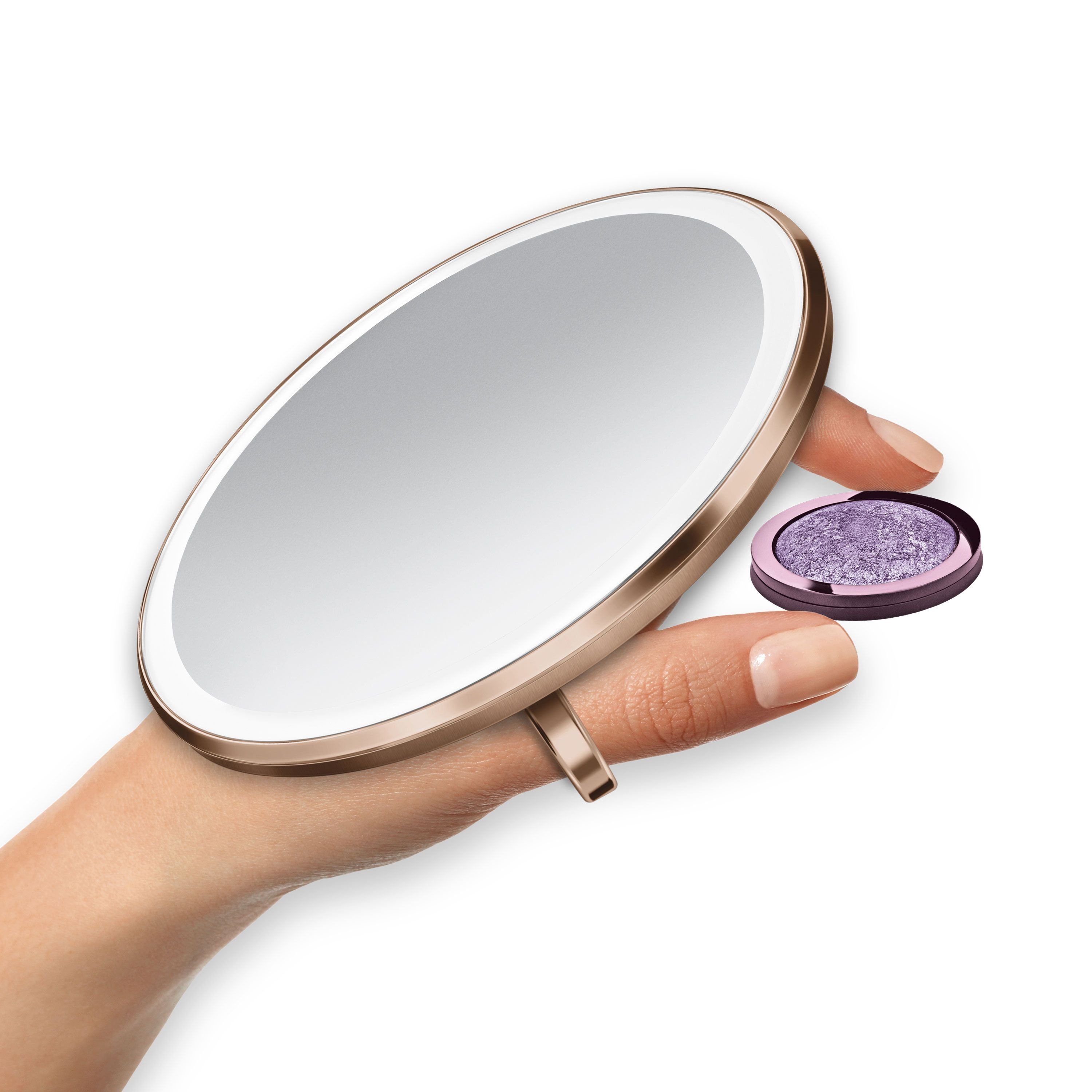 simplehuman Kosmetikspiegel Simplehuman kompakt, Sensorspiegel roségold
