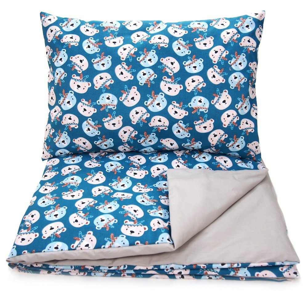 Babybettwäsche Babybettwäsche Kinder Bettbezug 100 x 135cm, Kopfkissenbezug 40 x 60cm
