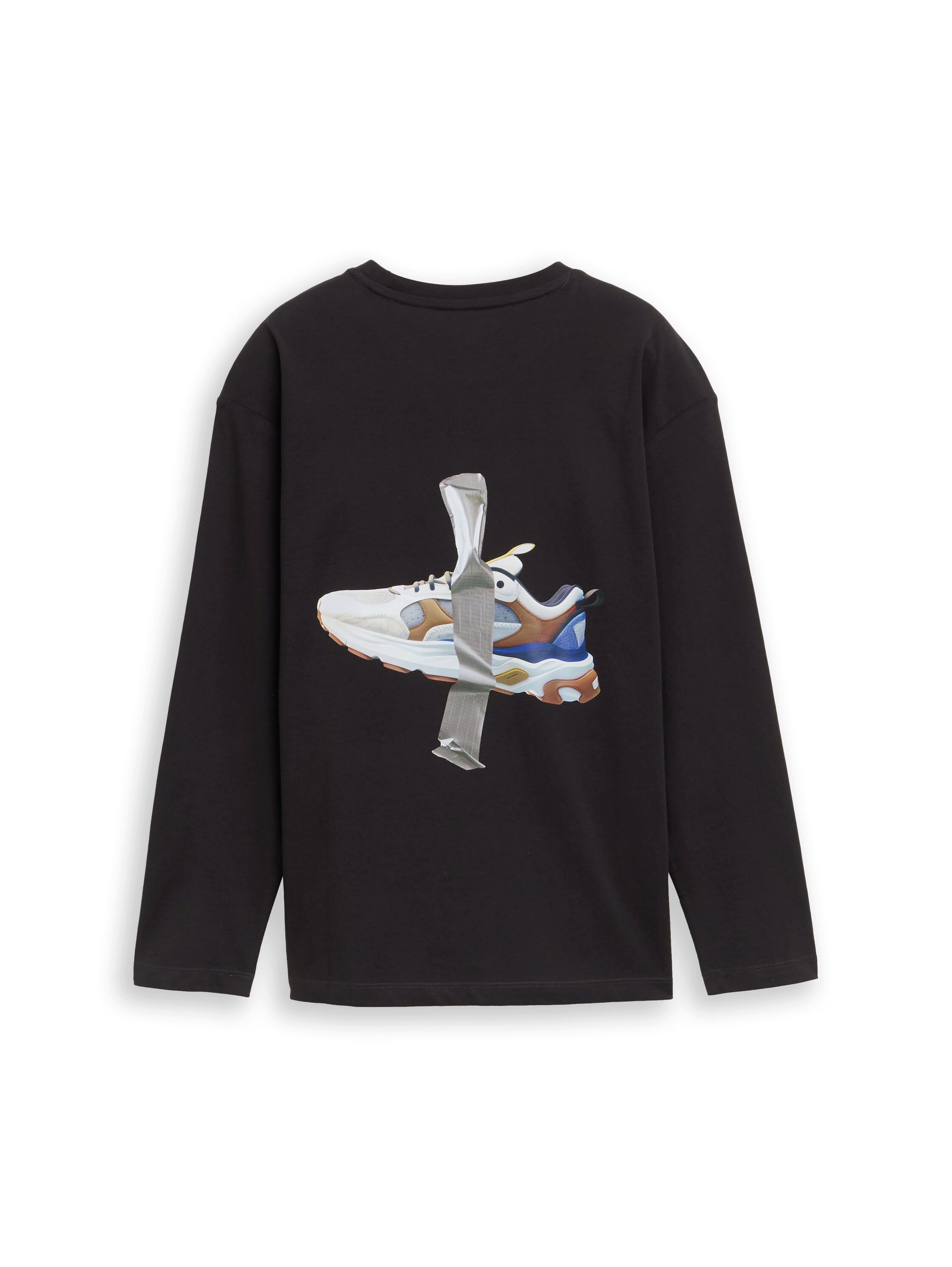 TOM TAILOR Langarmshirt mit Backprint