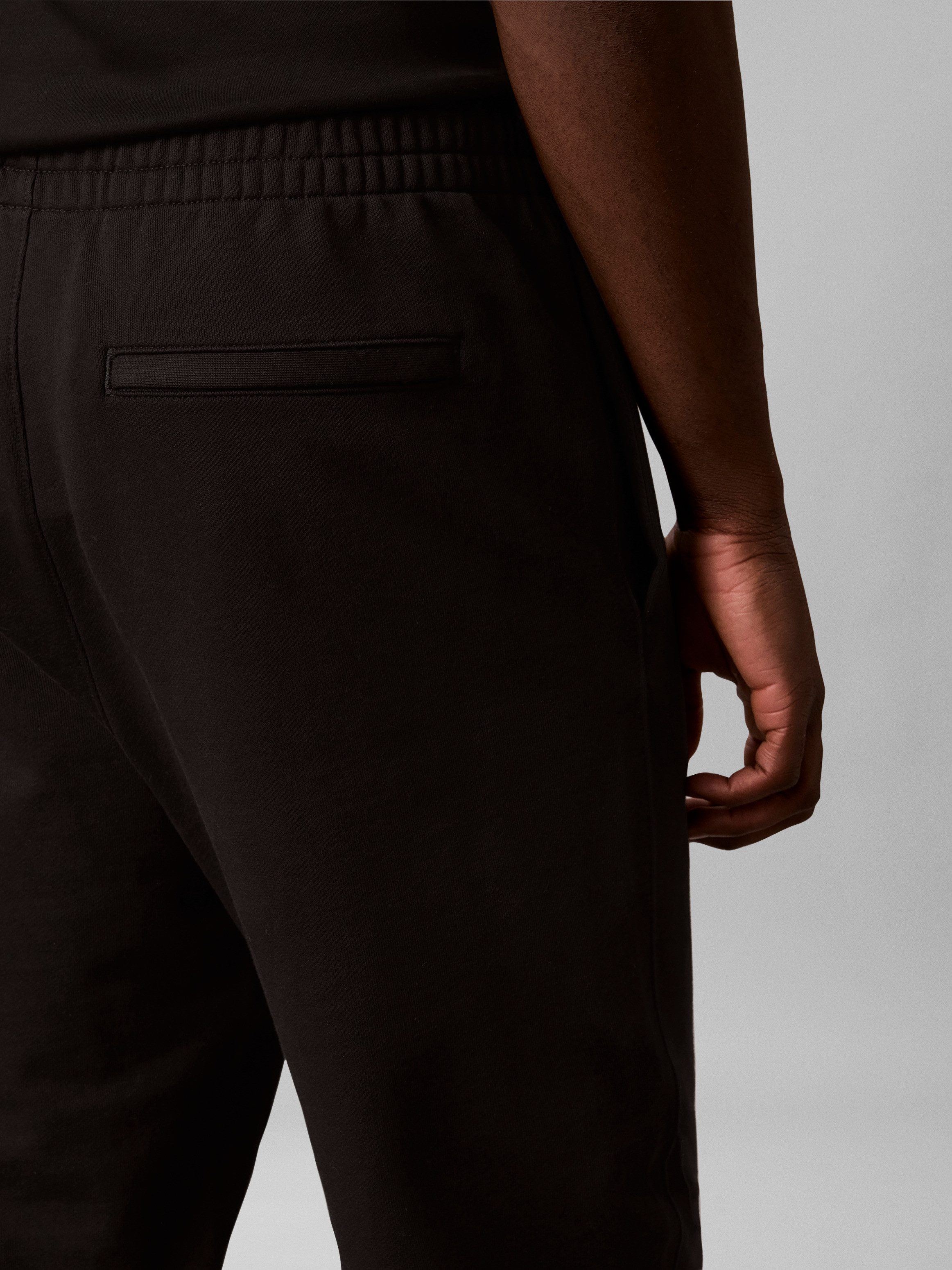 Calvin Klein Sweathose elastische Bündchen, Reine Baumwolle, Glanzdruck