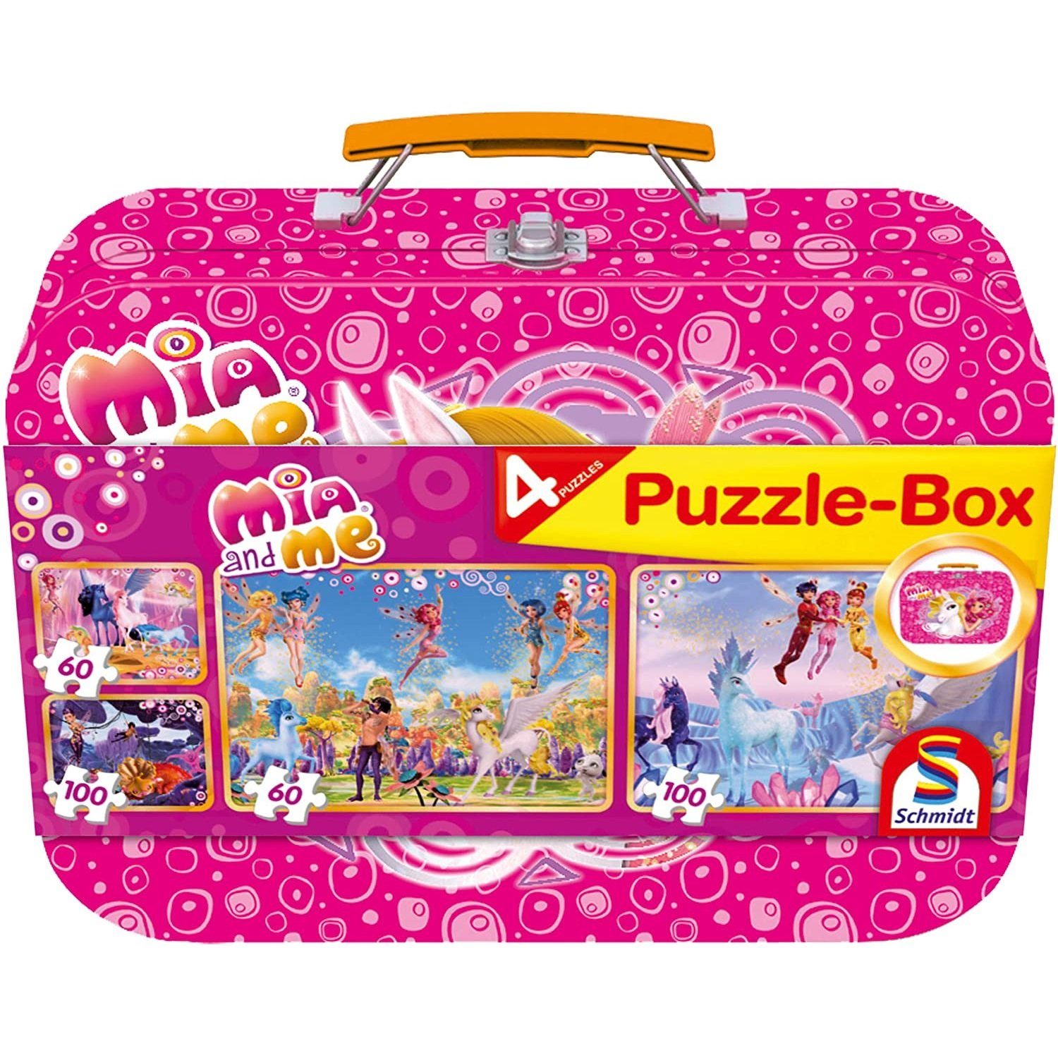 Mia Puzzle-Box, x Spiele 100 Schmidt 2 Schmidt Me 100 – 2, and Puzzleteile Puzzle Teile,