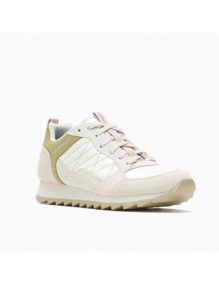 Alpine Retro (Alltagschuhe, Mesh) weiss/rose Damen Sneaker
