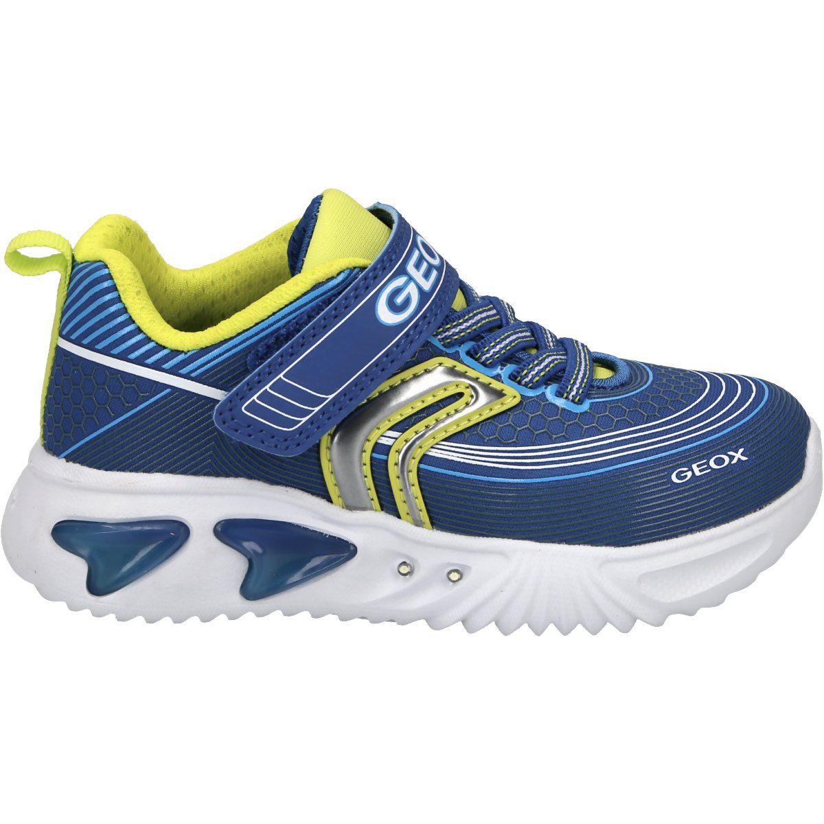 ASSISTER Sneaker Geox ROYAL/LIME
