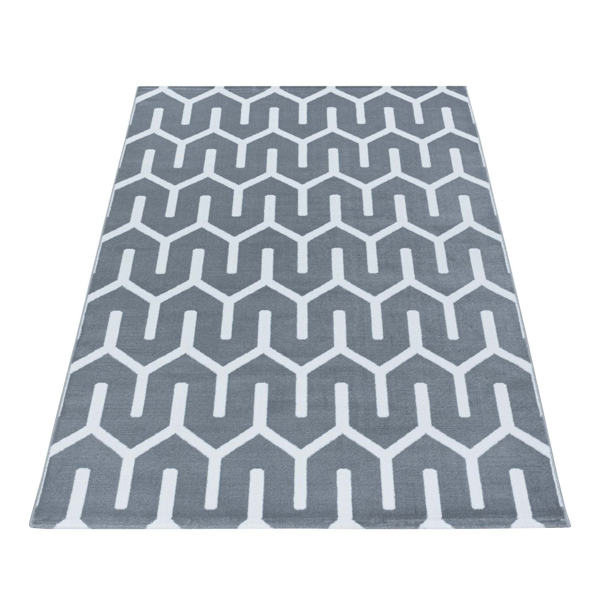 SIMPEX24 Designteppich Geometrisch Design, Läufer, Höhe: günstig online kaufen
