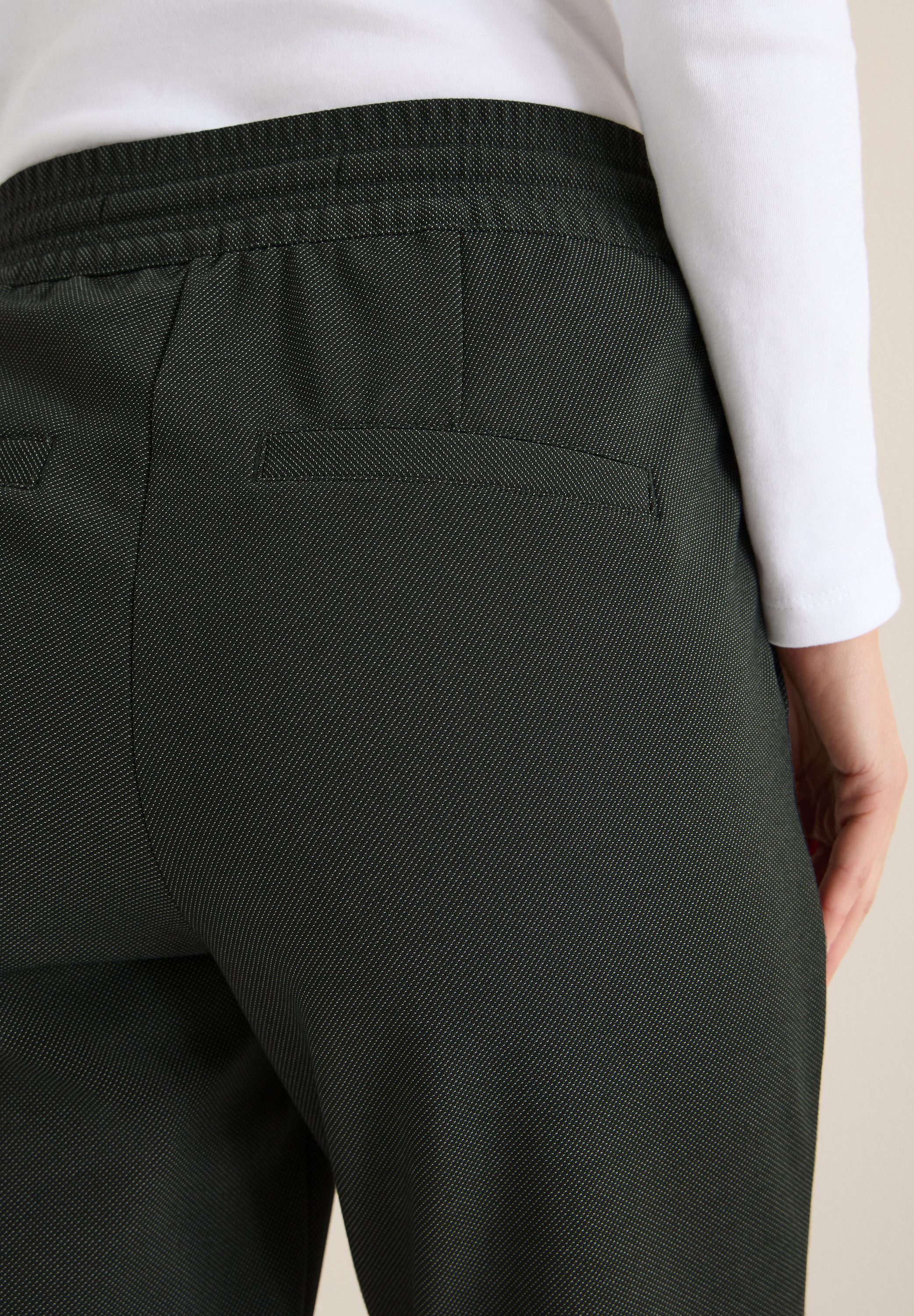 CECIL Stoffhose Style Tracey in Two-Tone-Optik