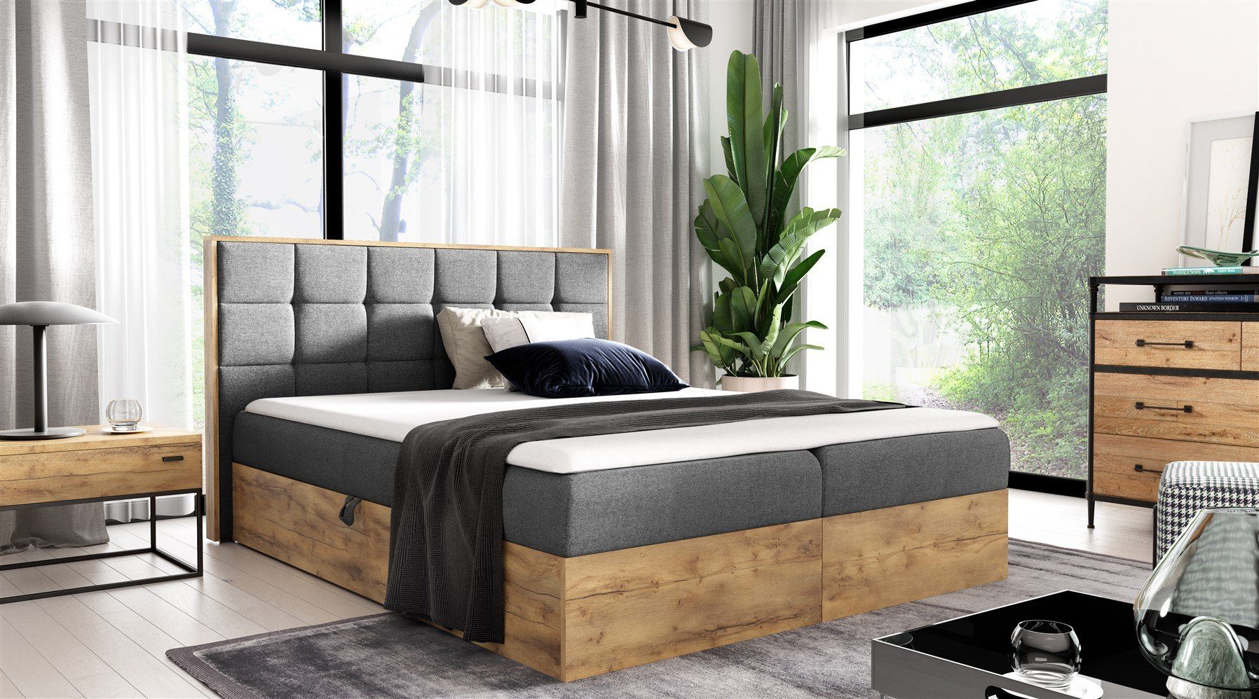 Fun Möbel Boxbett Schlafzimmerbett KALYPSO in günstig online kaufen