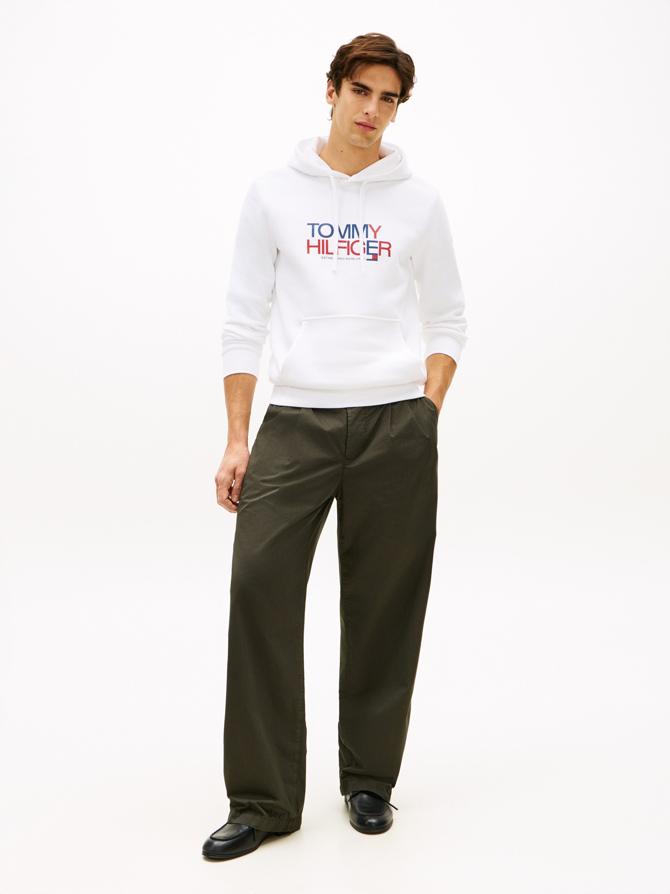 Tommy Hilfiger Kapuzensweatshirt BRAND LOVE BIG TEXT Regular fit mit Kapuze