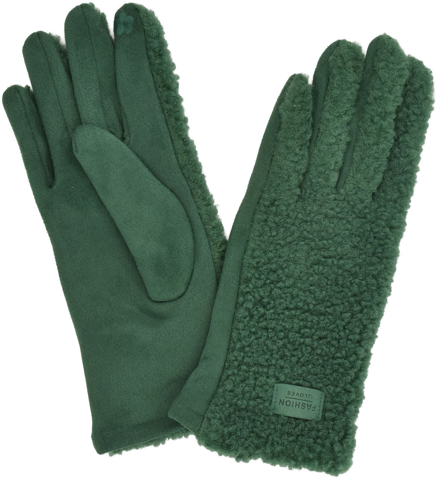 styleBREAKER Fleecehandschuhe Touchscreen Handschuhe mit Teddyplüsch (1-St) günstig online kaufen