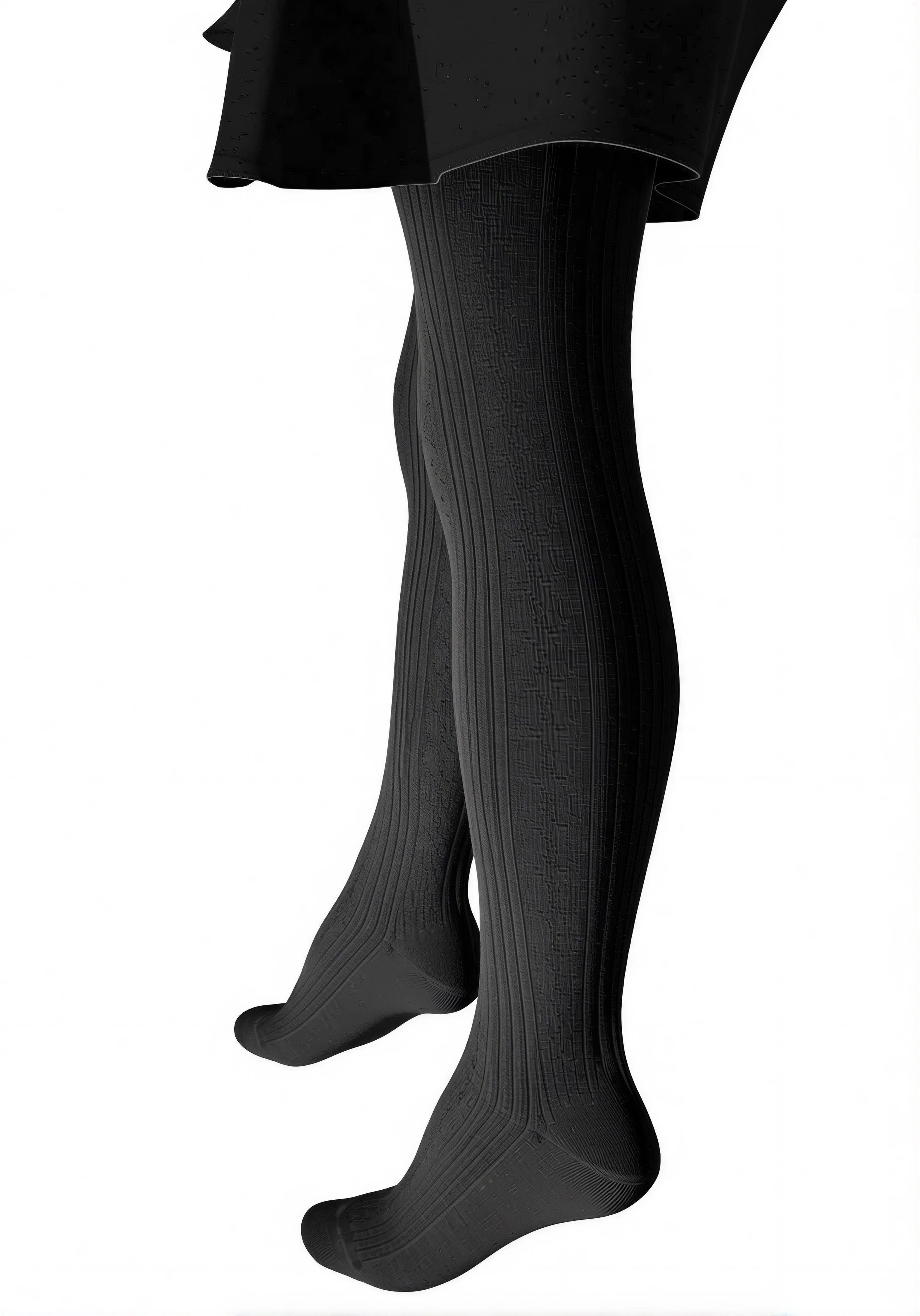 Sangiacomo Feinstrumpfhose mit Zöpfen (Packung 1 St. 1 Paar) aus hautfreundlicher Baumwolle