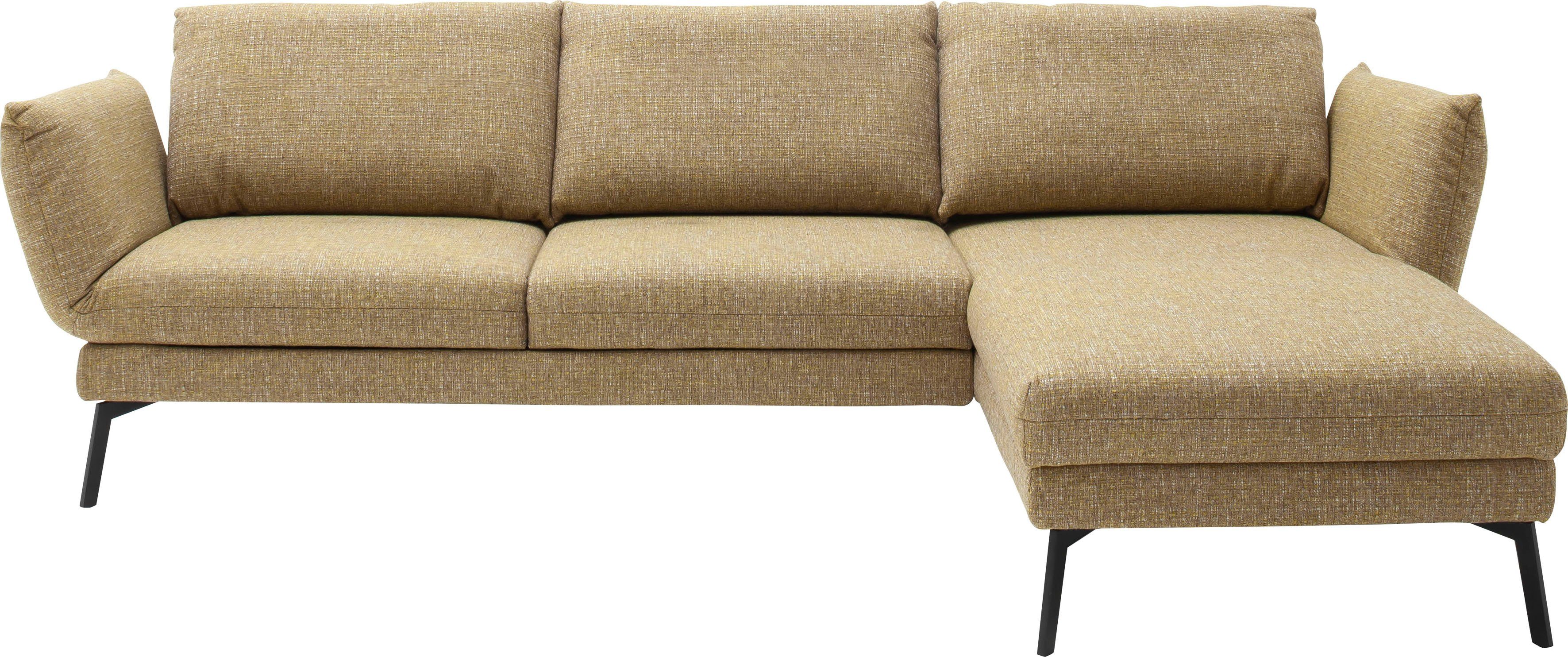 SCHÖNER WOHNEN-Kollektion Ecksofa Spin, Multifunktionssofa, bequem und hochwertig verarbeitet, L-Form, Drehsitz-Funktion, USB-Anschluss, Armlehnfunktion, Rückenverstellung