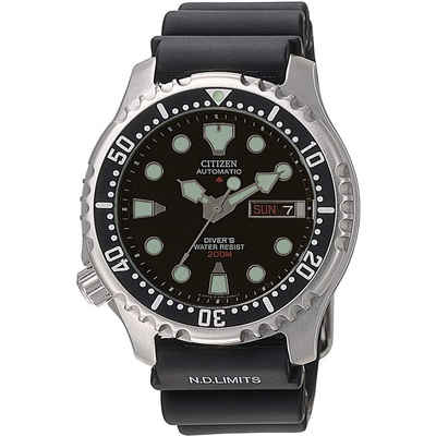 Citizen Automatikuhr, Herren-Armbanduhr Promaster Marine Analog NY0040-09EE