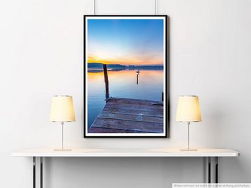 Sinus Art Poster Einsamer See in den Masuren Polen 60x90cm Poster