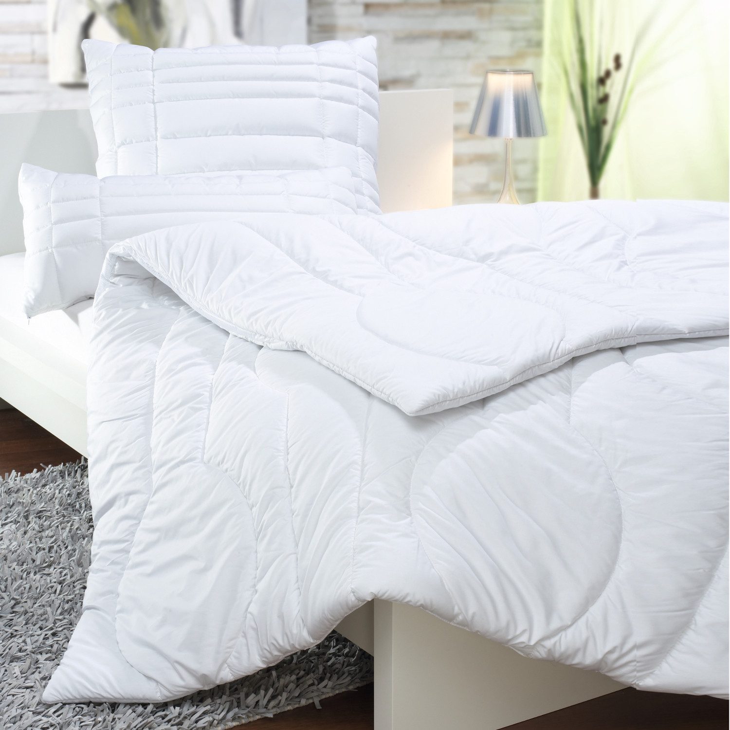 Dormabell Naturhaarbettdecke Dormabell Active Air Duett Bettdecke Eco Institut geprüft 135x200, Füllung: 100% Funktionsfaser "pro-air" Polyester, Bezug: 70% Modal, 30% Baumwolle, Aktiv klimatisierende Funktionsfaser Bettdecke