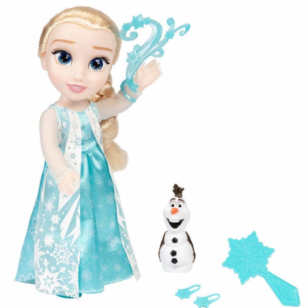 Jakks Pacific Stoffpuppe FRO Singende Elsa, ca. 35 cm