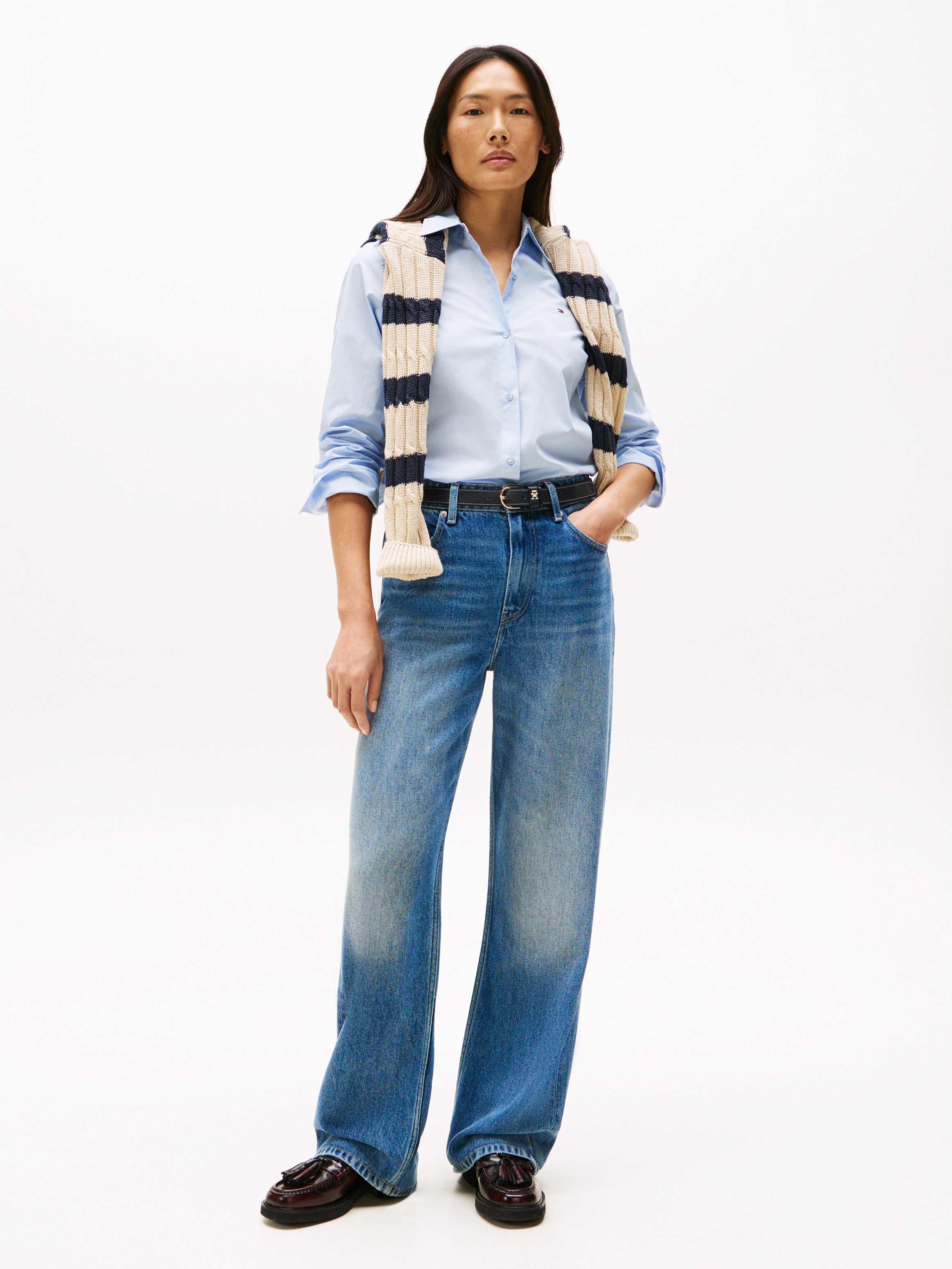 Tommy Hilfiger Shirtbluse ESS POPLIN REGULAR SHIRT günstig online kaufen