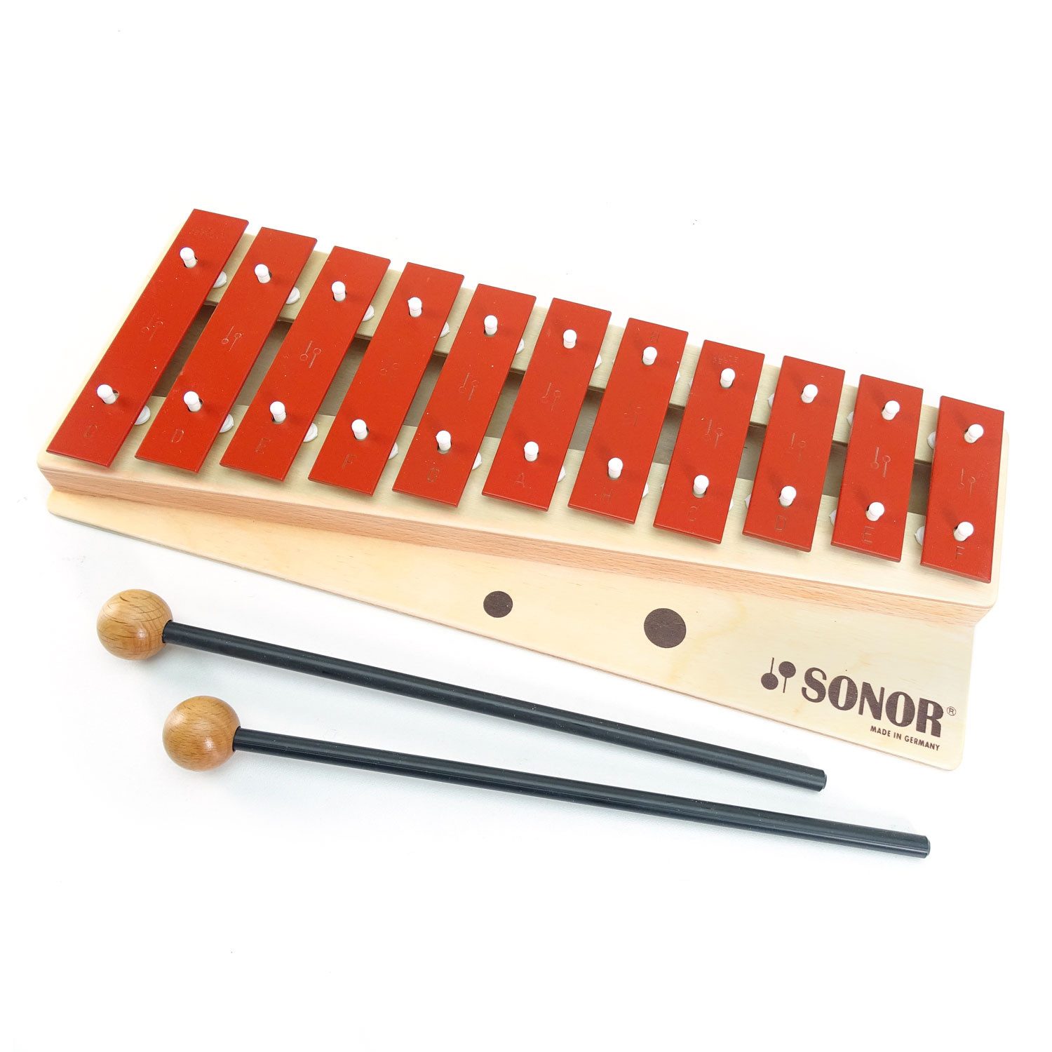 SONOR Glockenspiel Sonor Glockenspiel G10 für Kinder Sopran,Sonor Glockenspiel G10  für Kinder Sopran, 2 Молоток , Ideal für die musikalische Früherziehung