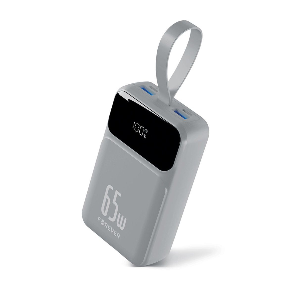 Forever Forever Powerbank Vibe-TB65 PD QC 65W 20000 mAh silber Powerbank