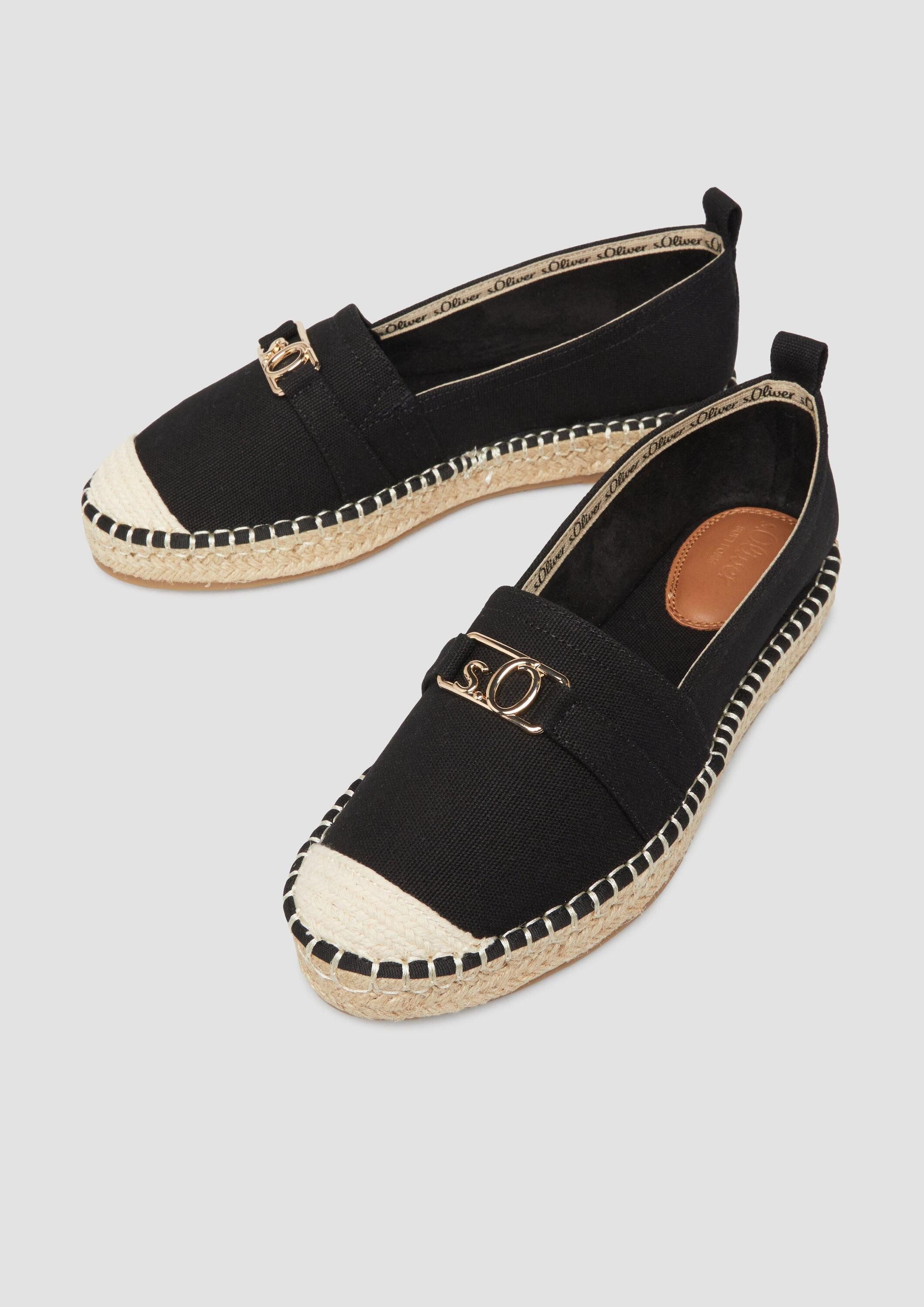s.Oliver Slipper Schnürschuh Halbschuhe aus Textil