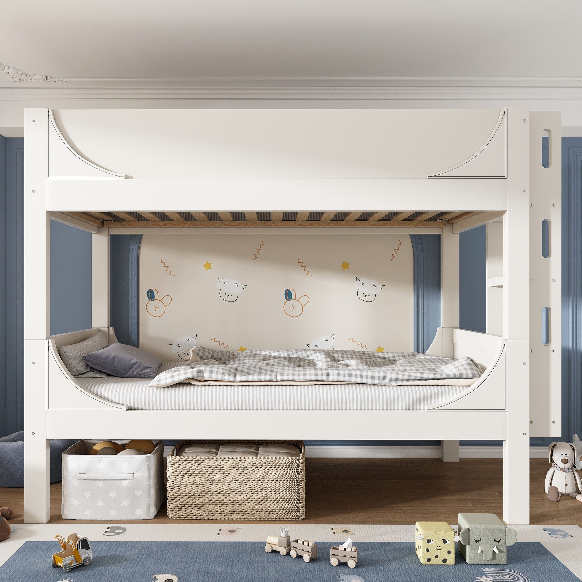 Flieks Etagenbett, Trennbares Kinderbett 90x200cm mit günstig online kaufen