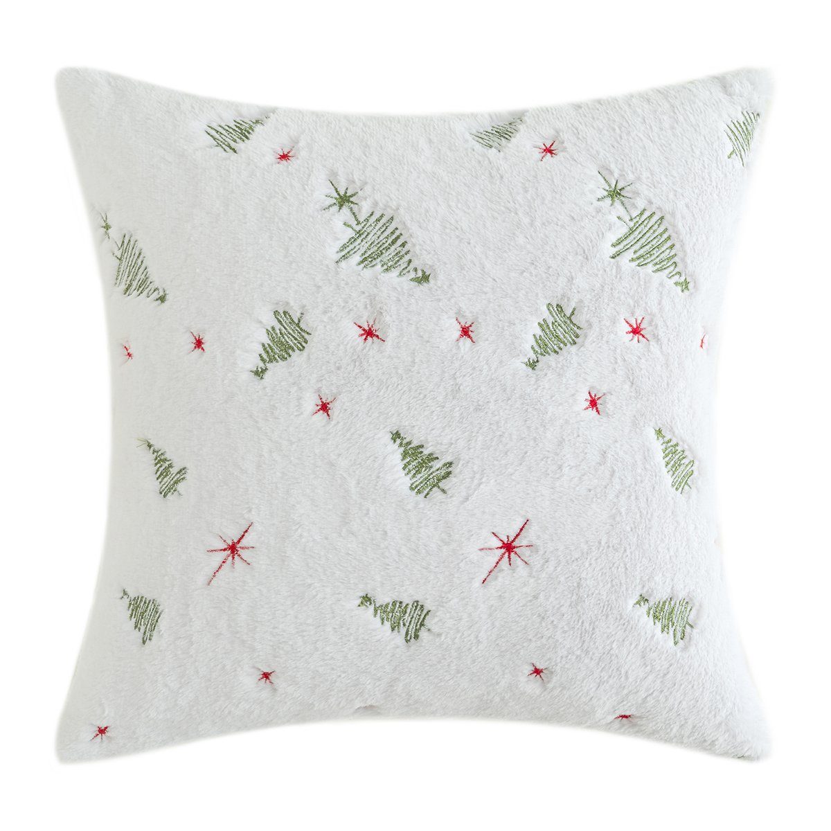 Sunicol Kissenbezug Plüsch-Kissenbezug, Gestickter Weihnachtsbaum, 45x45cm, günstig online kaufen