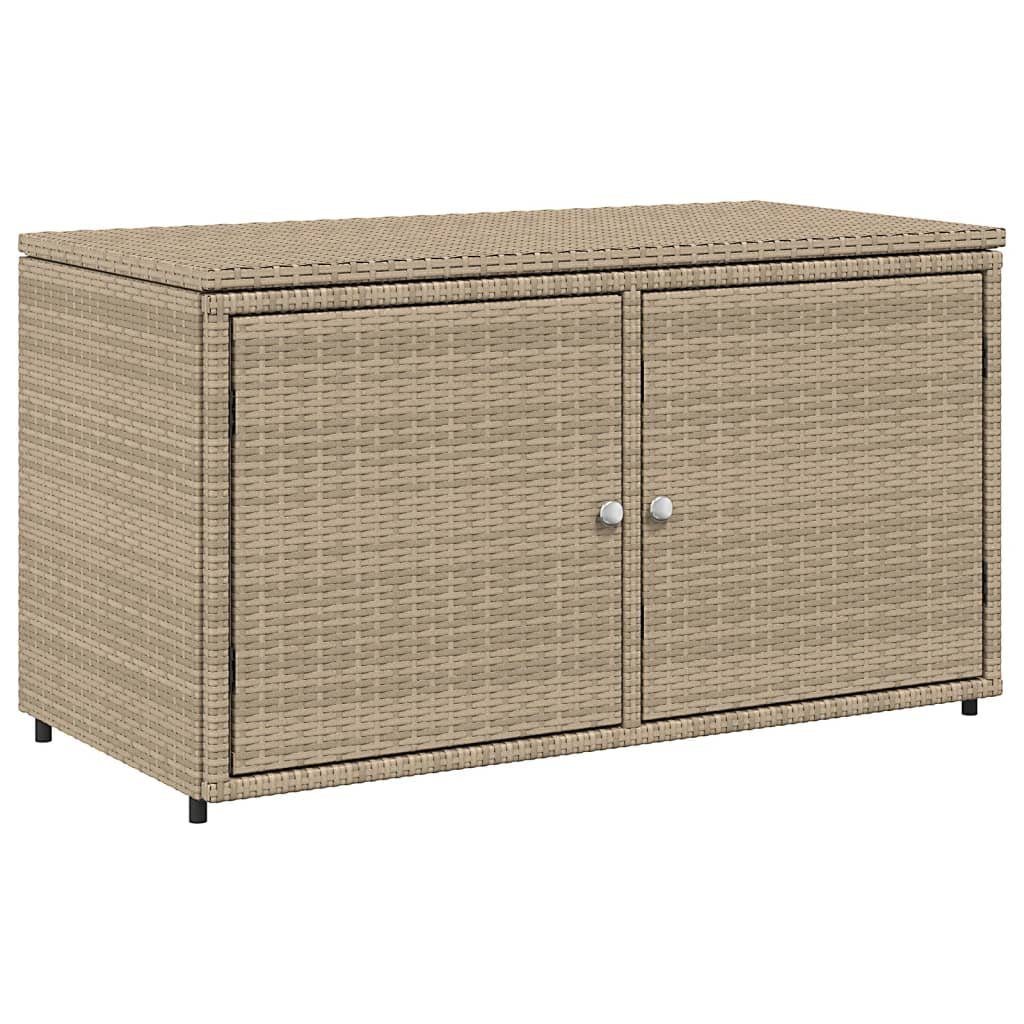 vidaXL Garten-Geräteschrank Beige - 110 x 55 x 605 cm Gartenschrank Beige 110x55x60,5 cm Polyratta