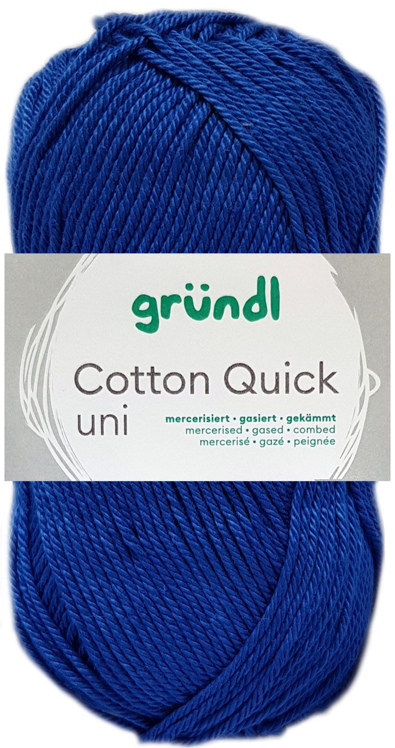 Gründl 50 Gramm Gründl Cotton Quick Uni Farbauswahl Häkelwolle